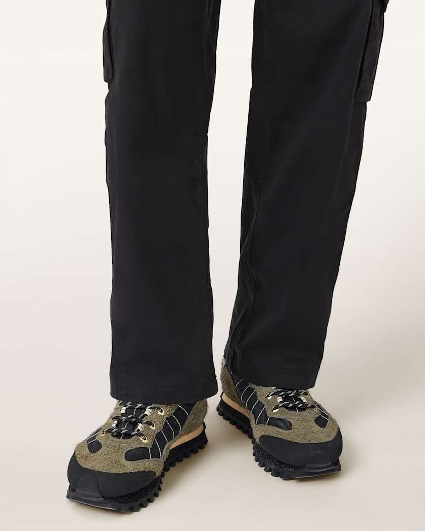 AllSaints Nevis Suede Sneakers Blush White/Black