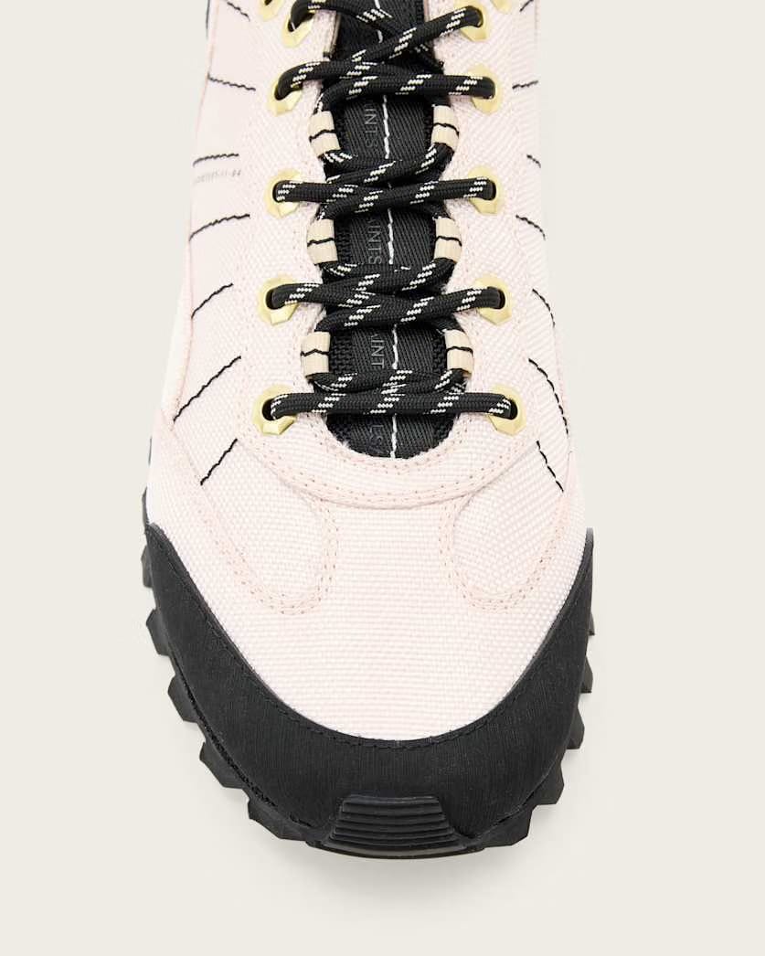 AllSaints Nevis Suede Sneakers Blush White/Black