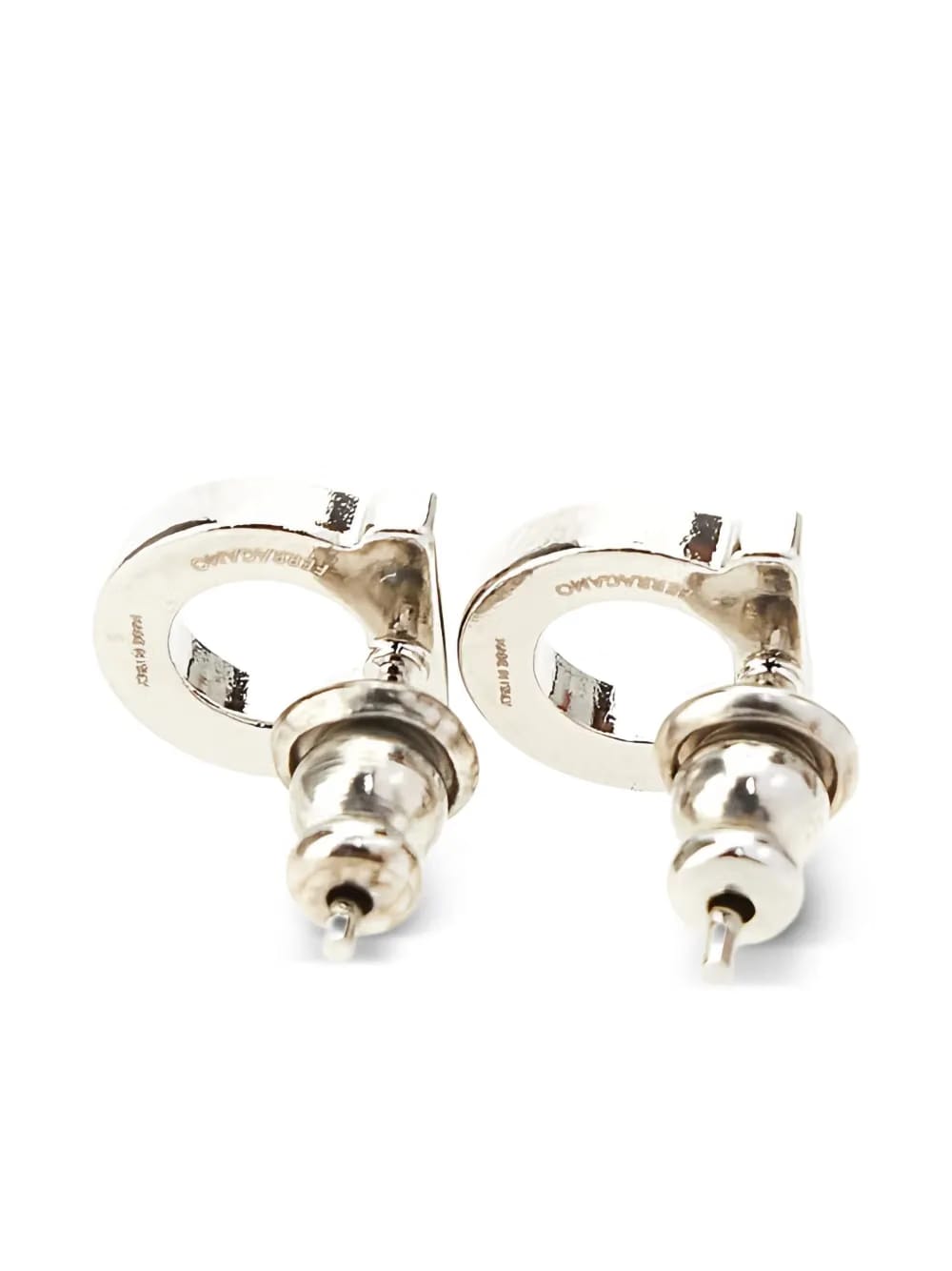 Gancini crystal embellished stud earrings