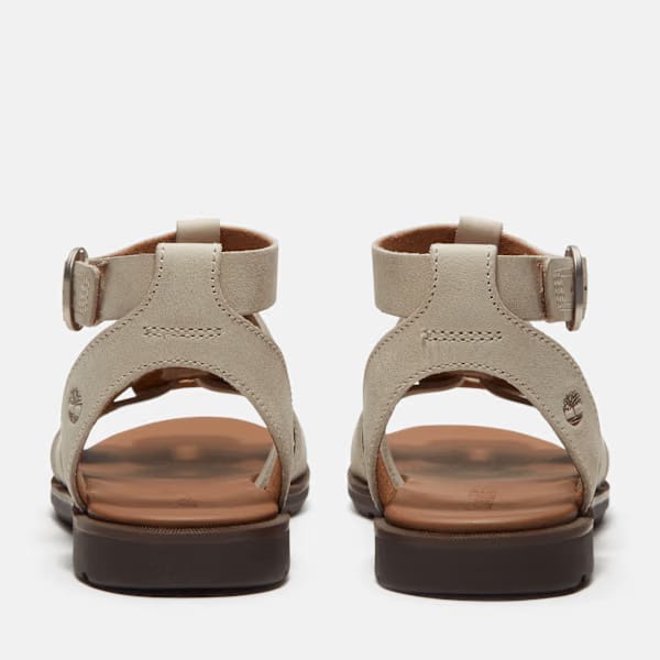 Timberland Calista Bay Fisherman Sandal Light Beige Full-Grain Women'S