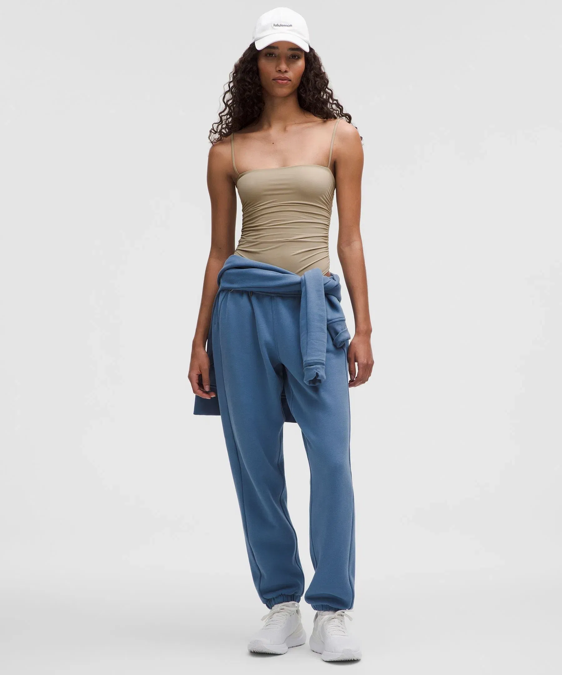 Lululemon Wundermost Ultra-Soft Nulu Ruched Cami Bodysuit