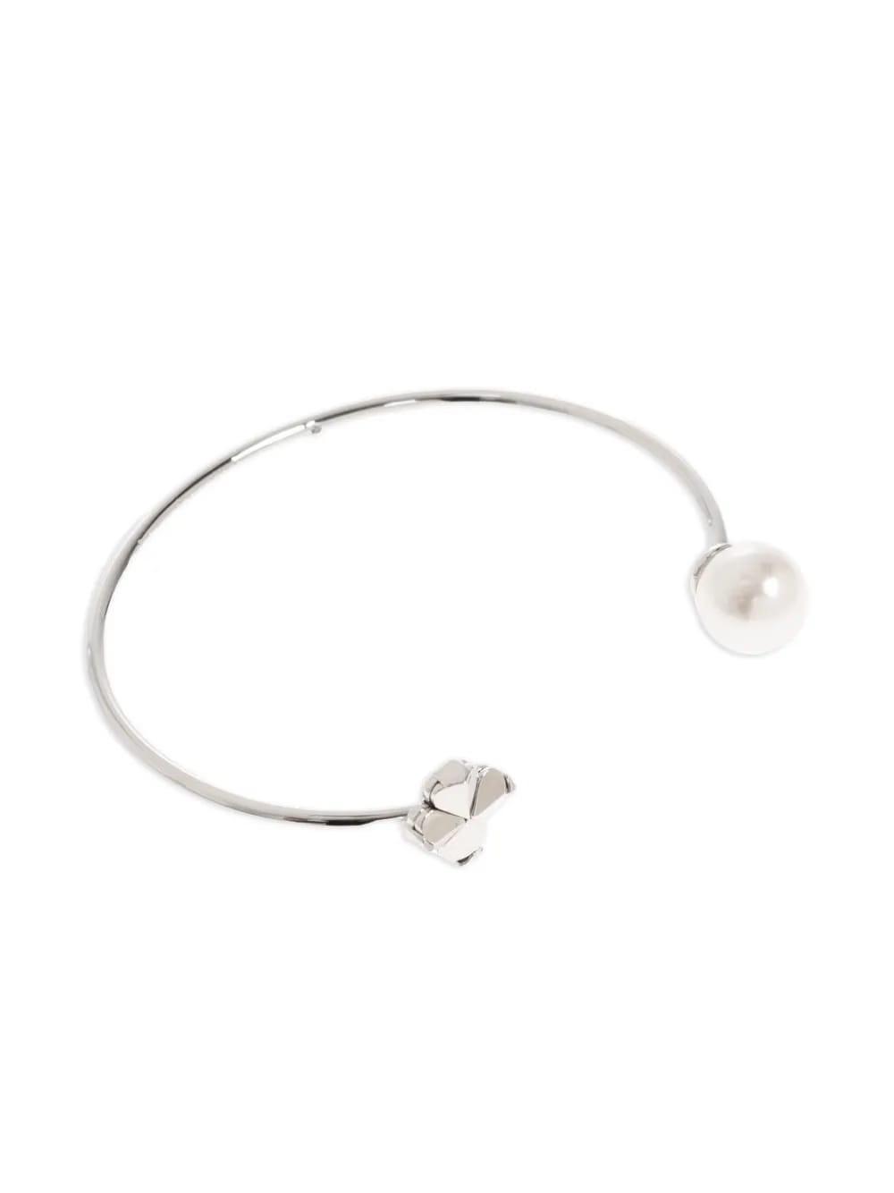 clover-motif cuff bracelet