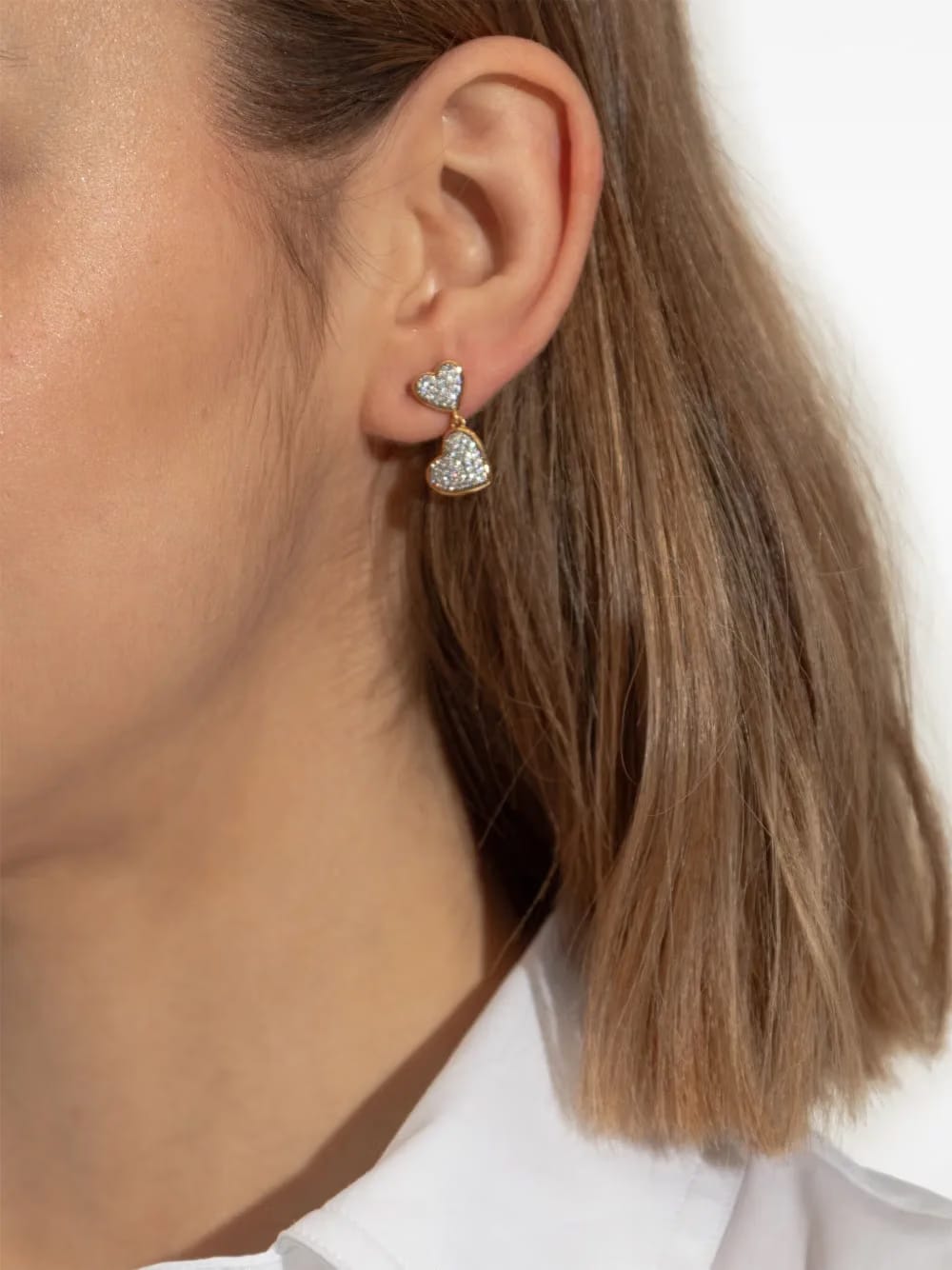 Heart You drop earrings
