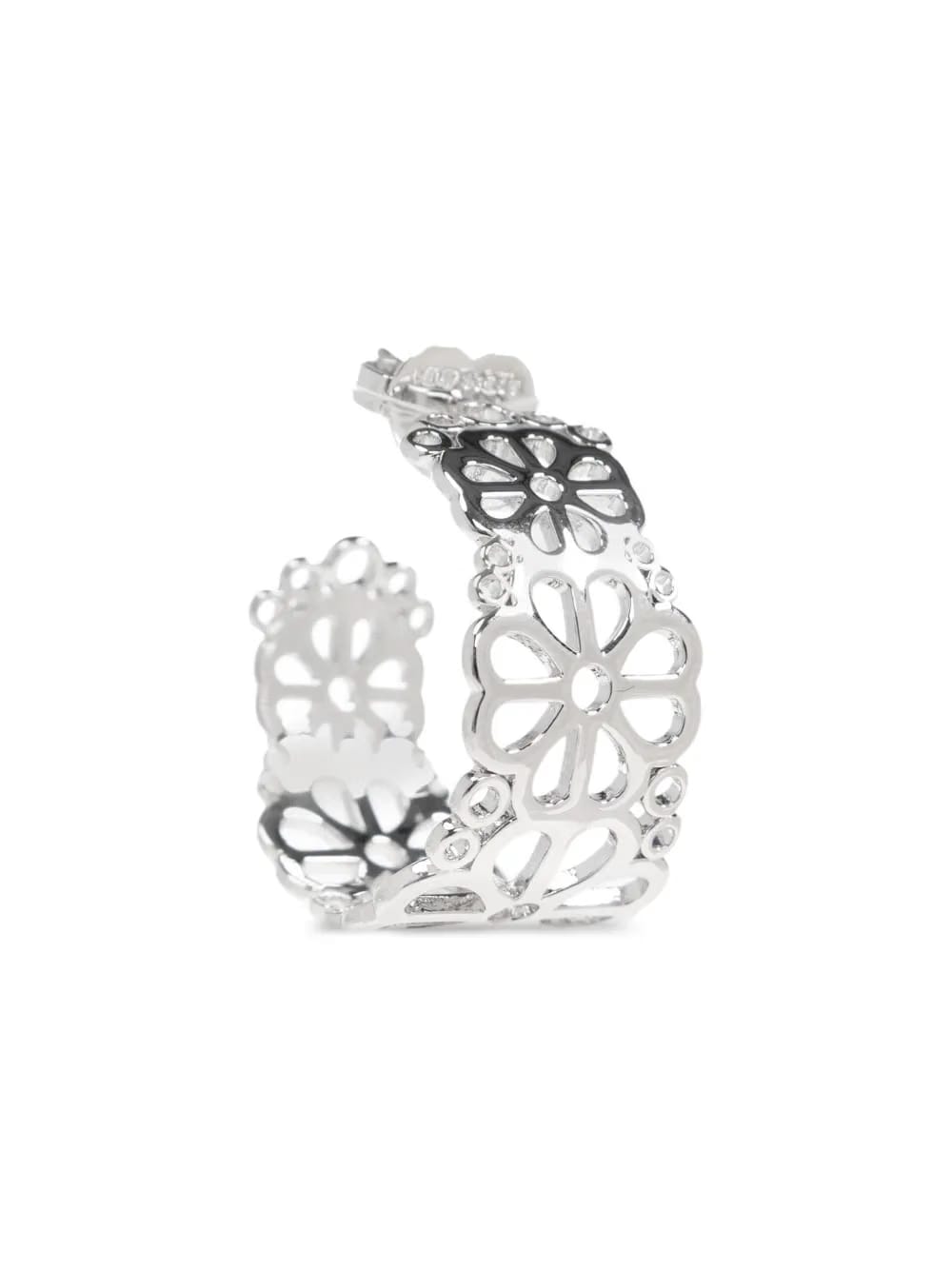 Flower Lace hoop earrings