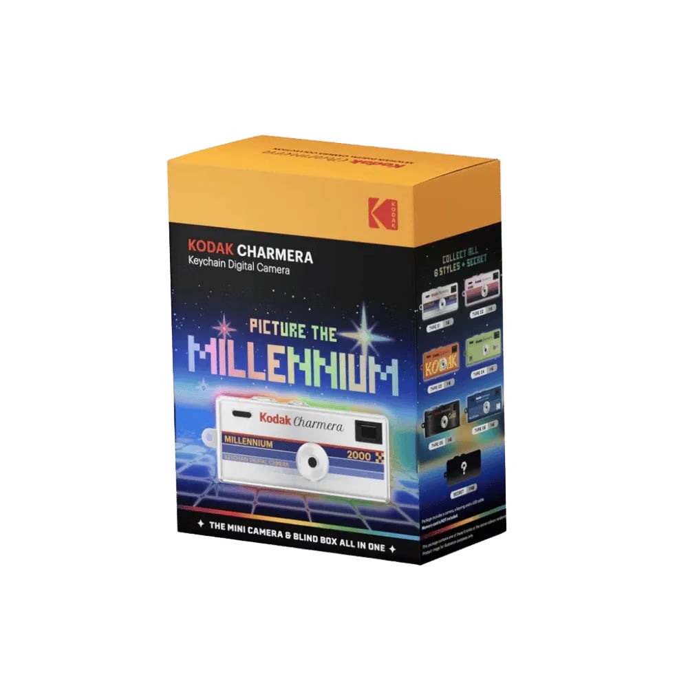 Kodak Charmera Millennium Keychain Digital Camera - White