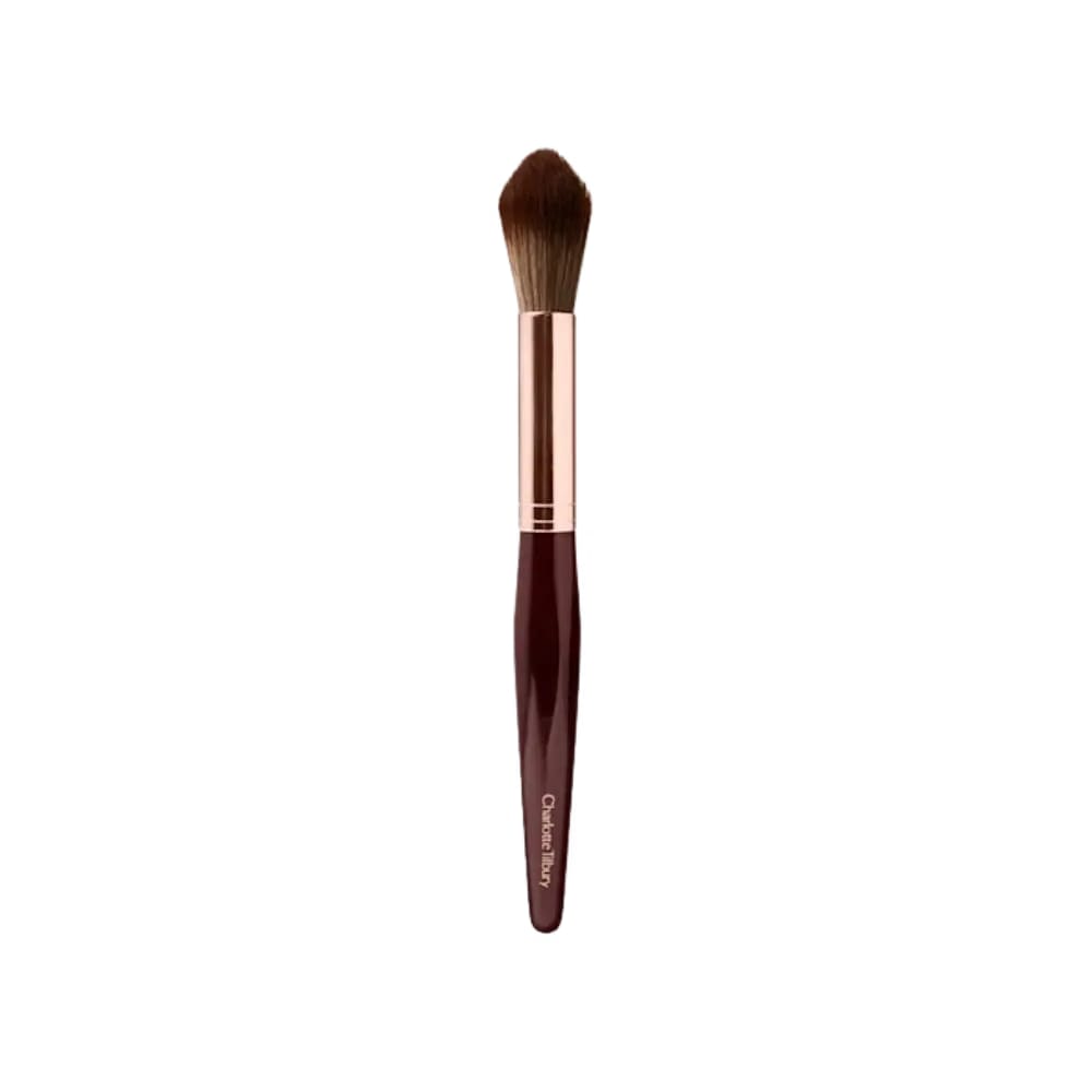 Charlotte Tilbury Powder & Sculpt Brush Rose Gold & Night Crimson