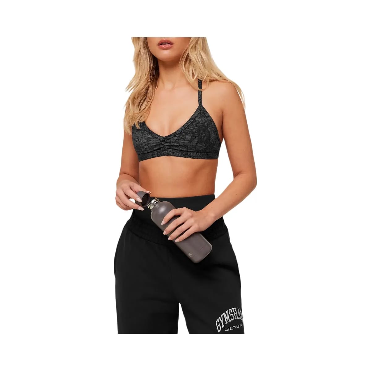 Gymshark 500ml Bottle "Cool Brown"