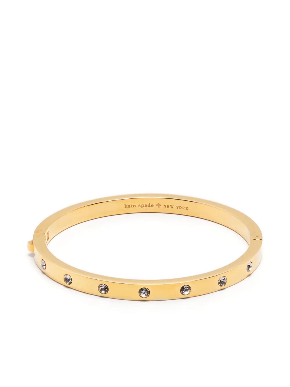 crystal-embellished bangle bracelet