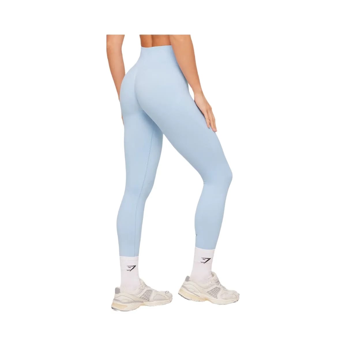 Gymshark Poise Seamless Leggings "Chilled Blue"