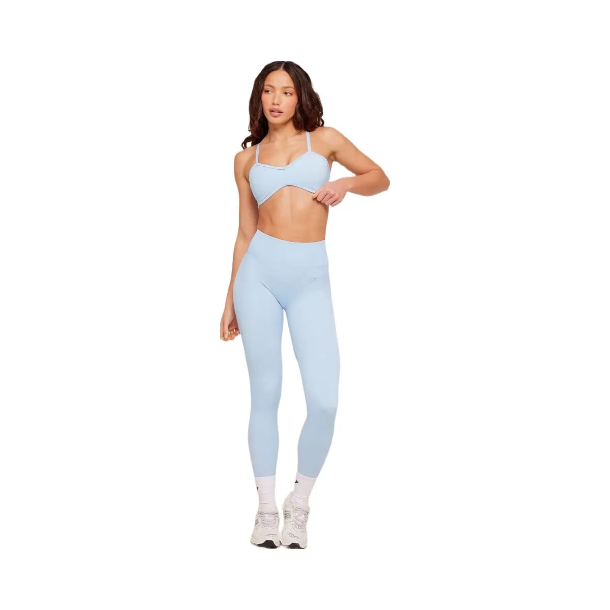 Gymshark Poise Seamless Leggings "Chilled Blue"