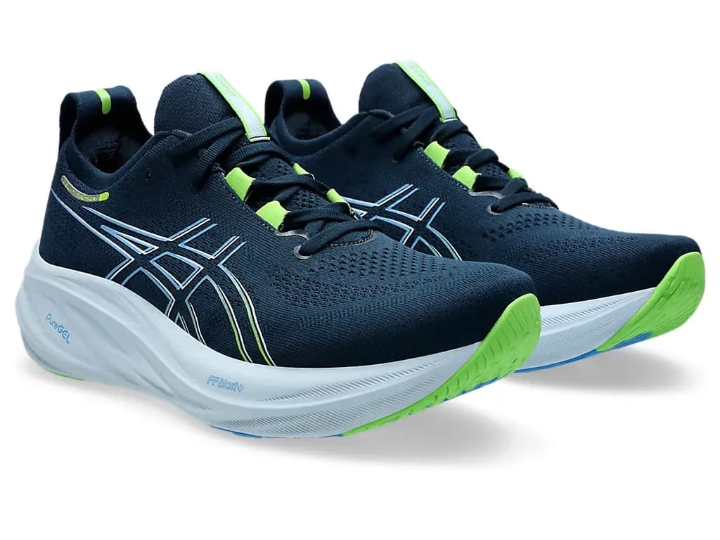 Asics Gel Nimbus 26 French Blue/Electric Lime