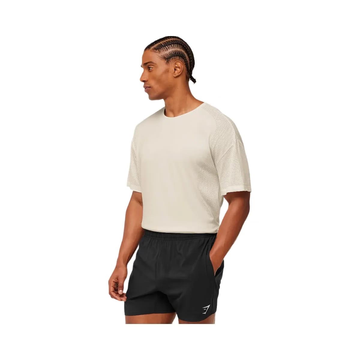Gymshark Distance Seamless T-Shirt "Soft White Soft White"
