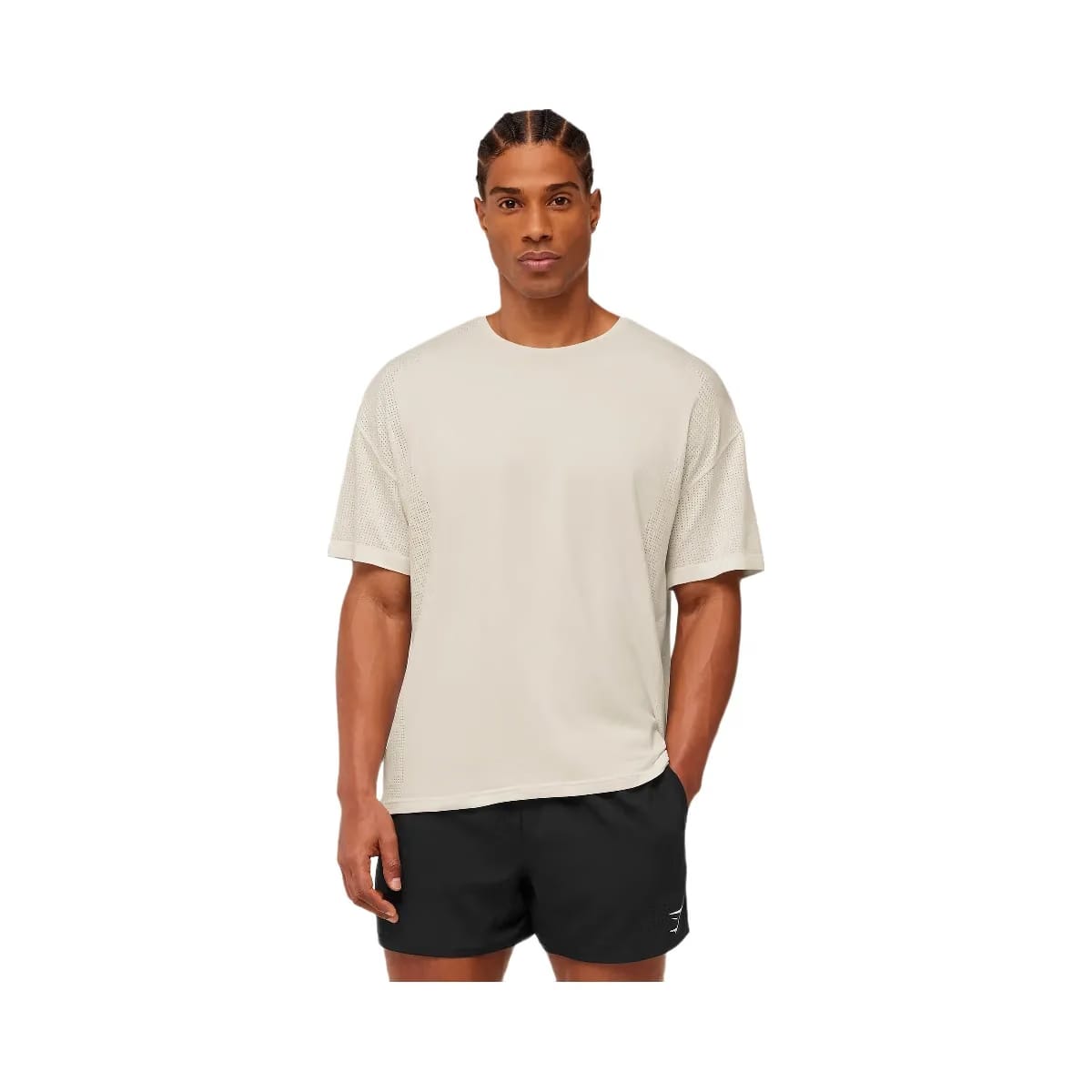 Gymshark Distance Seamless T-Shirt "Soft White Soft White"