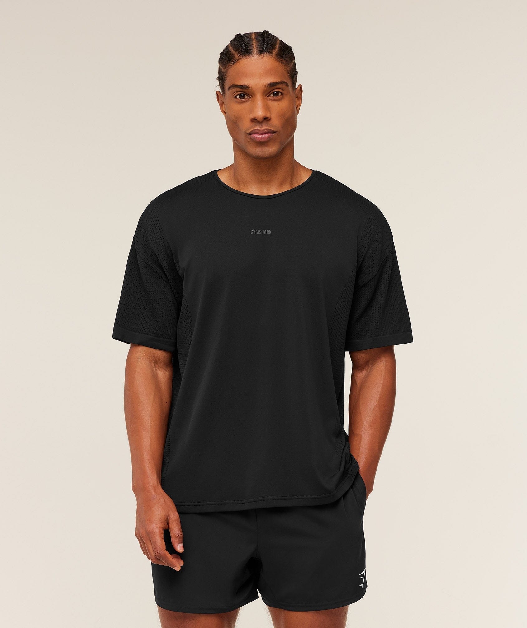 Gymshark Distance Seamless T-Shirt Black
