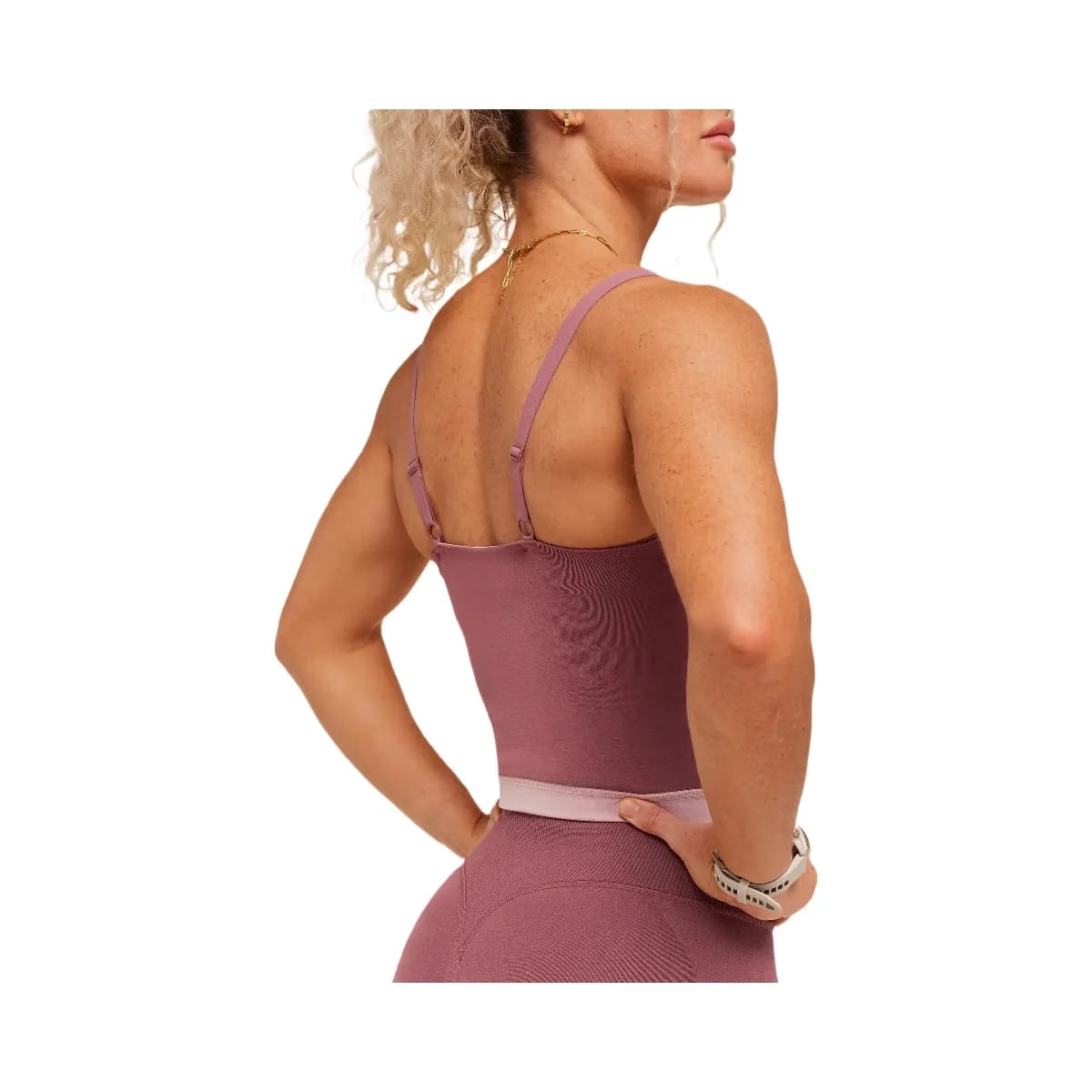 Gymshark Interval Seamless Midi Tank "Reset Pink Light Pink"