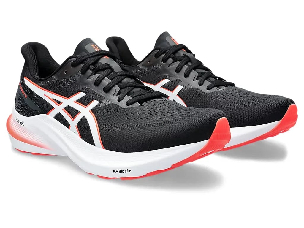 Asics GT 2000 12 Black Sunrise Red