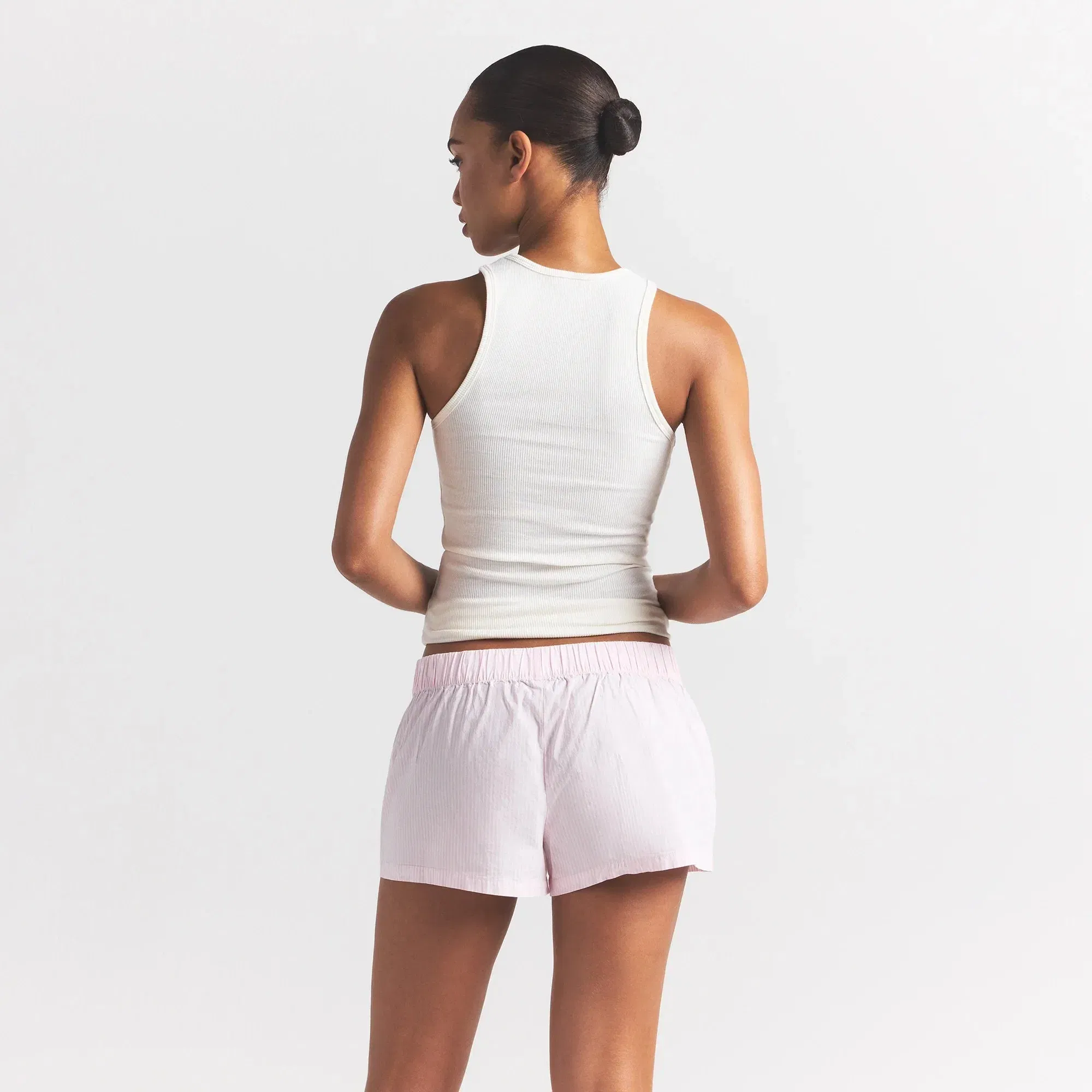 Cotton Poplin Boxer Sleep Set