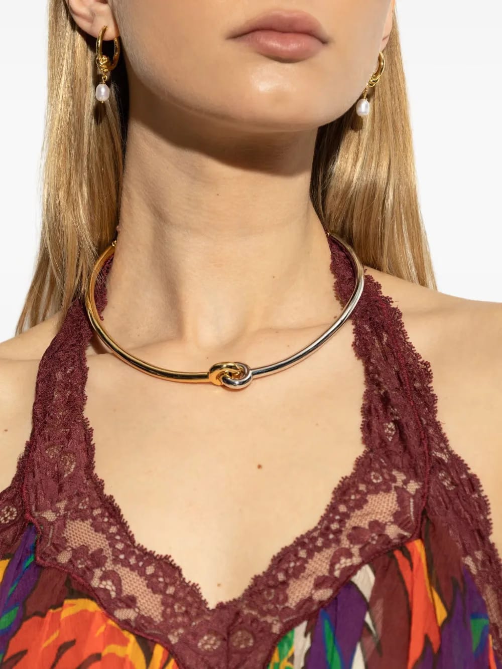 two-tone necklace