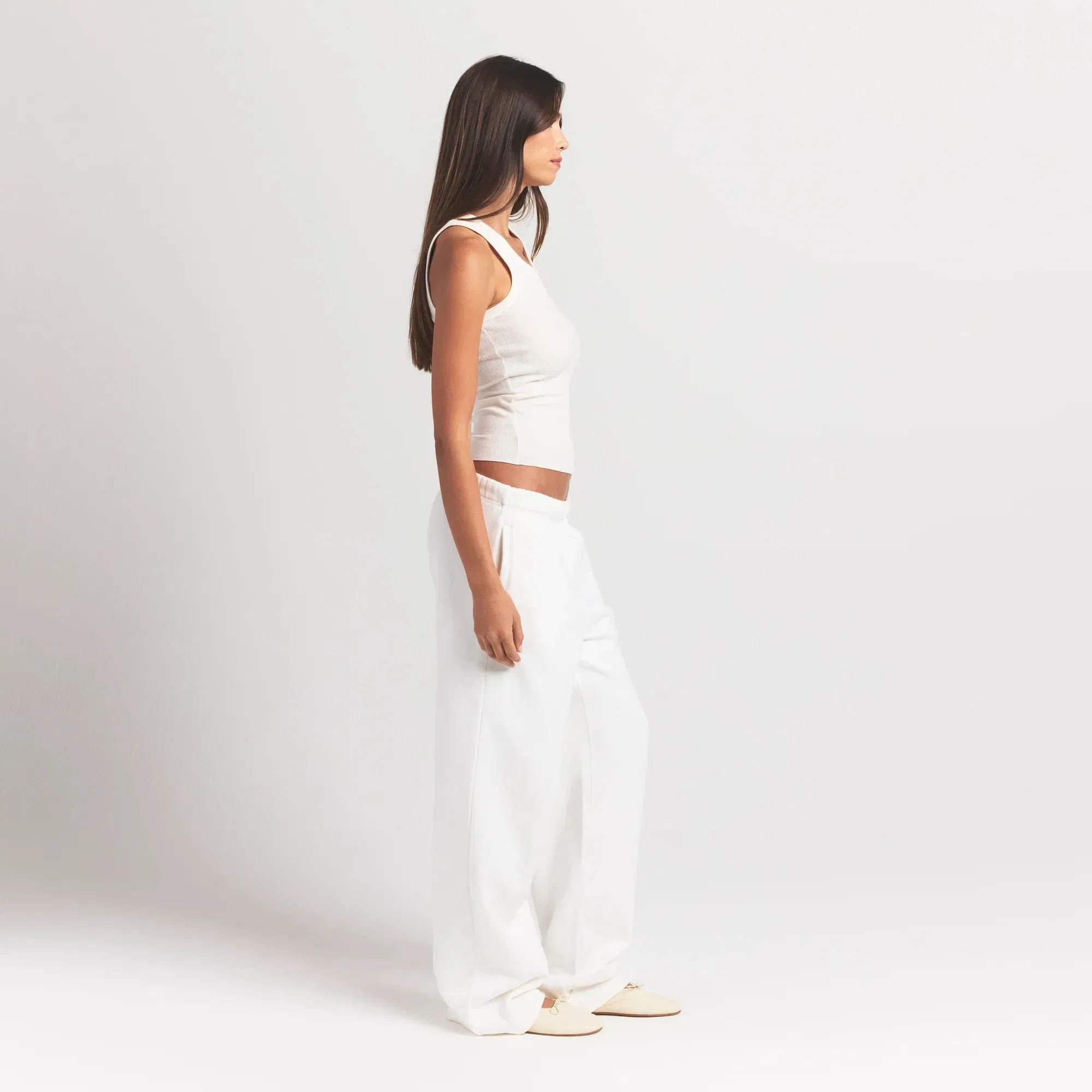 Cotton Fleece Classic Straight Leg Pant