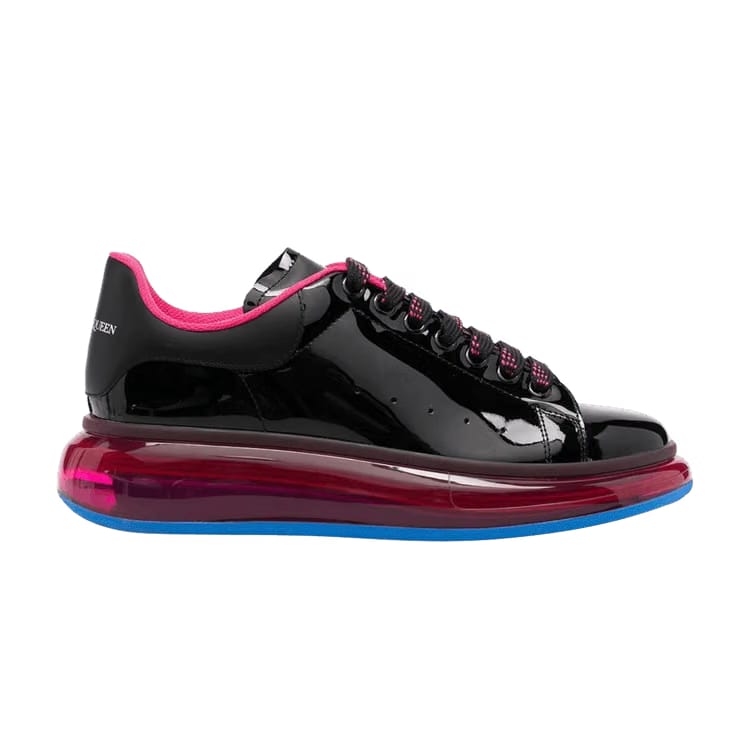 Alexander McQueen Oversized Sneaker Transparent Sole - Black Pink
