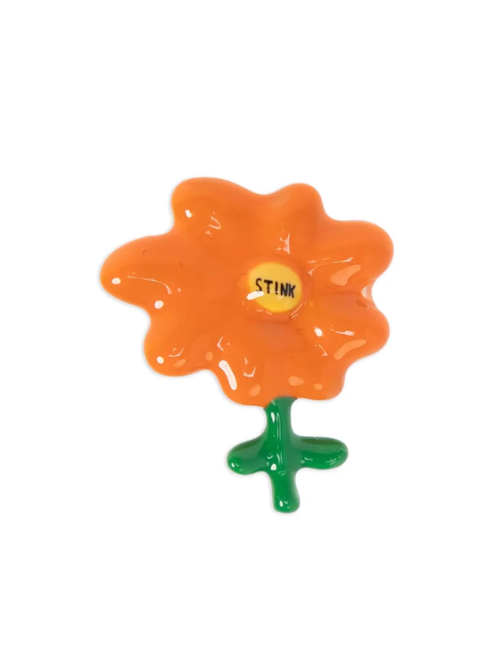 x David Shrigley Joy Flower stud earrings