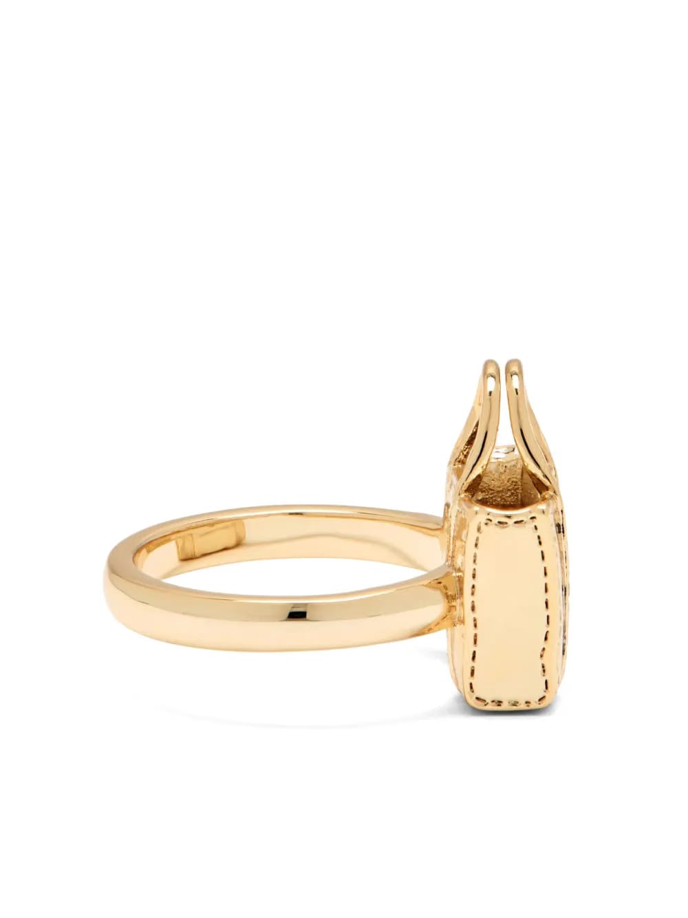 The Mini Icon Bag sculpted ring
