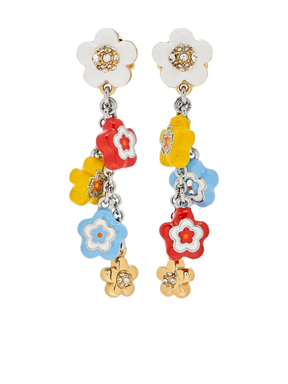 The Enamel Wild Daisy Statement earrings