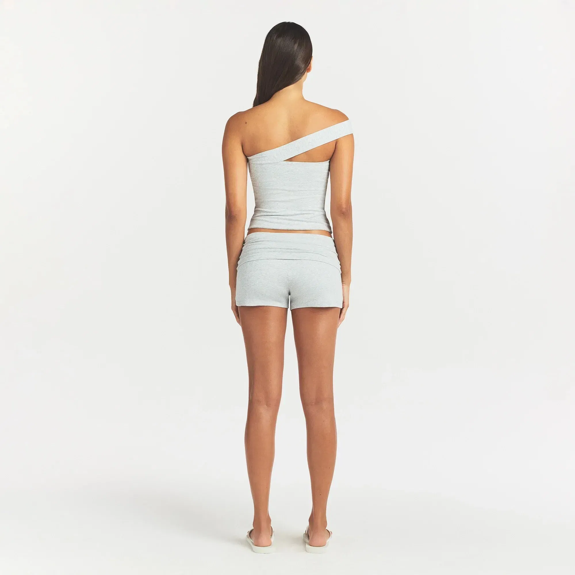 Cotton Jersey Foldover Short