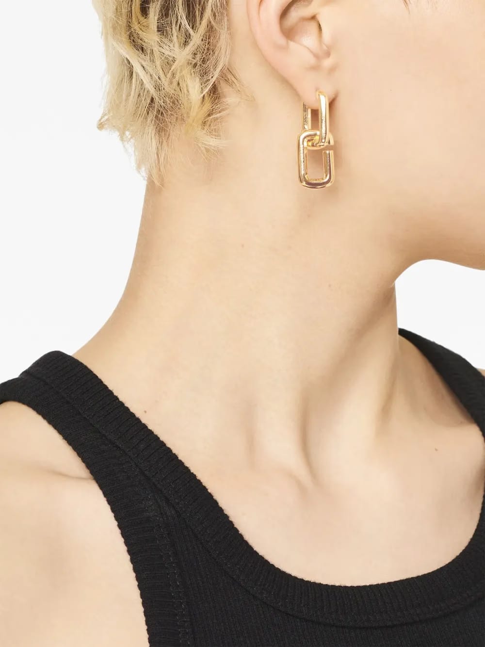 The J Marc chain-link earrings