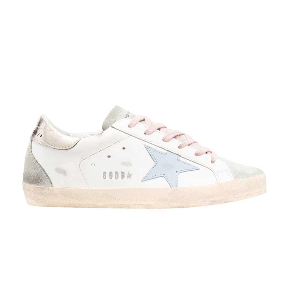 Golden Goose Wmns Superstar 'White Silver Ice Blue'