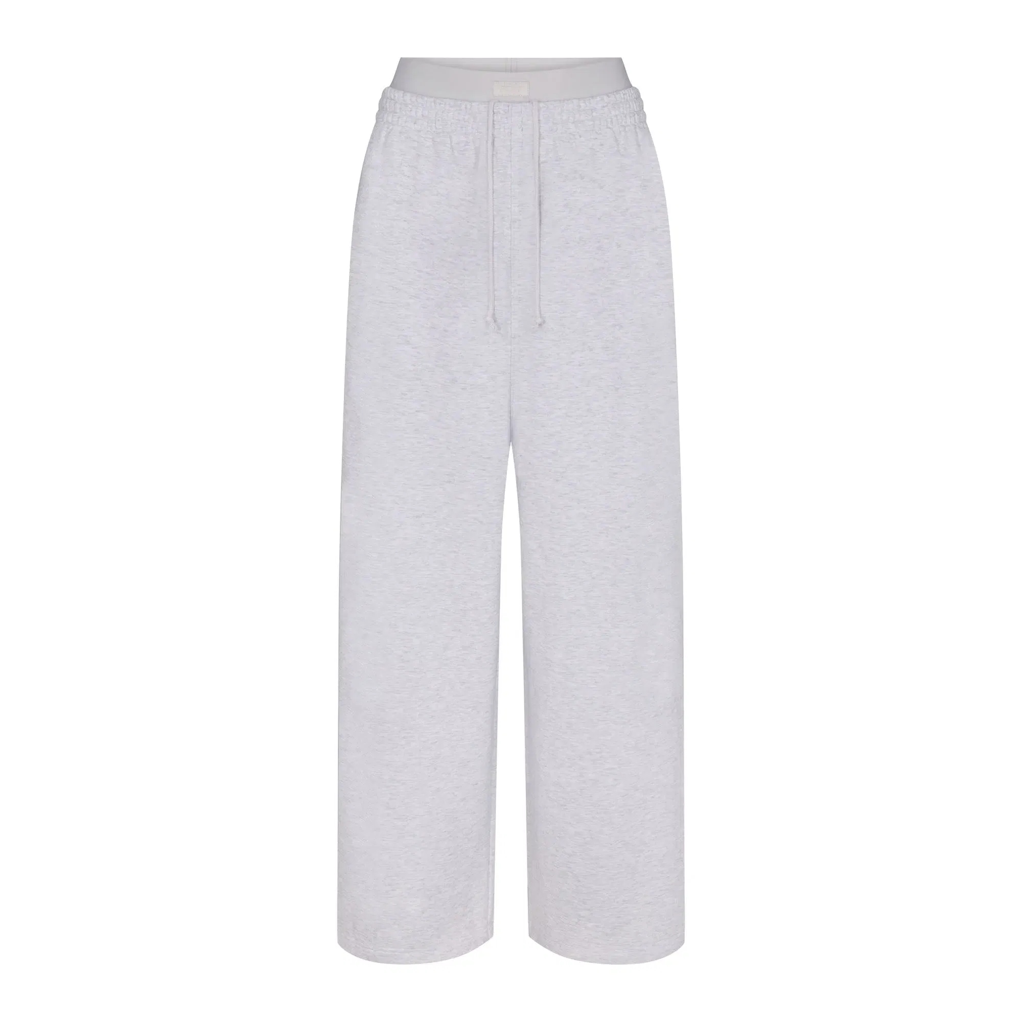Cotton Fleece Oversized Double Waistband Pant