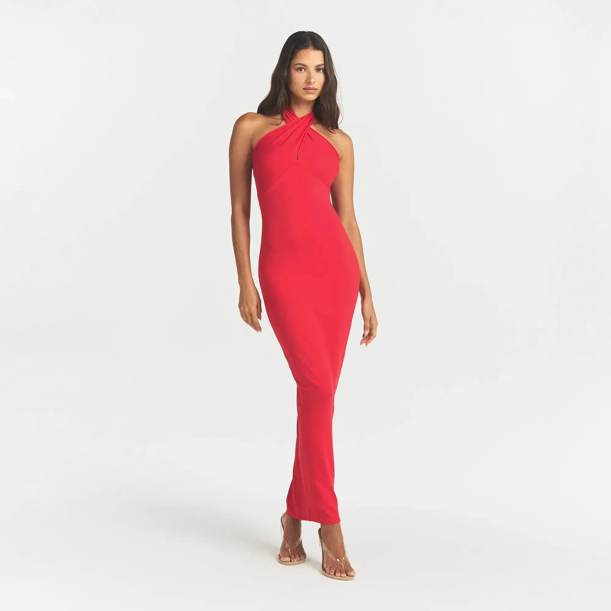 Smooth Layers Convertible Long Dress