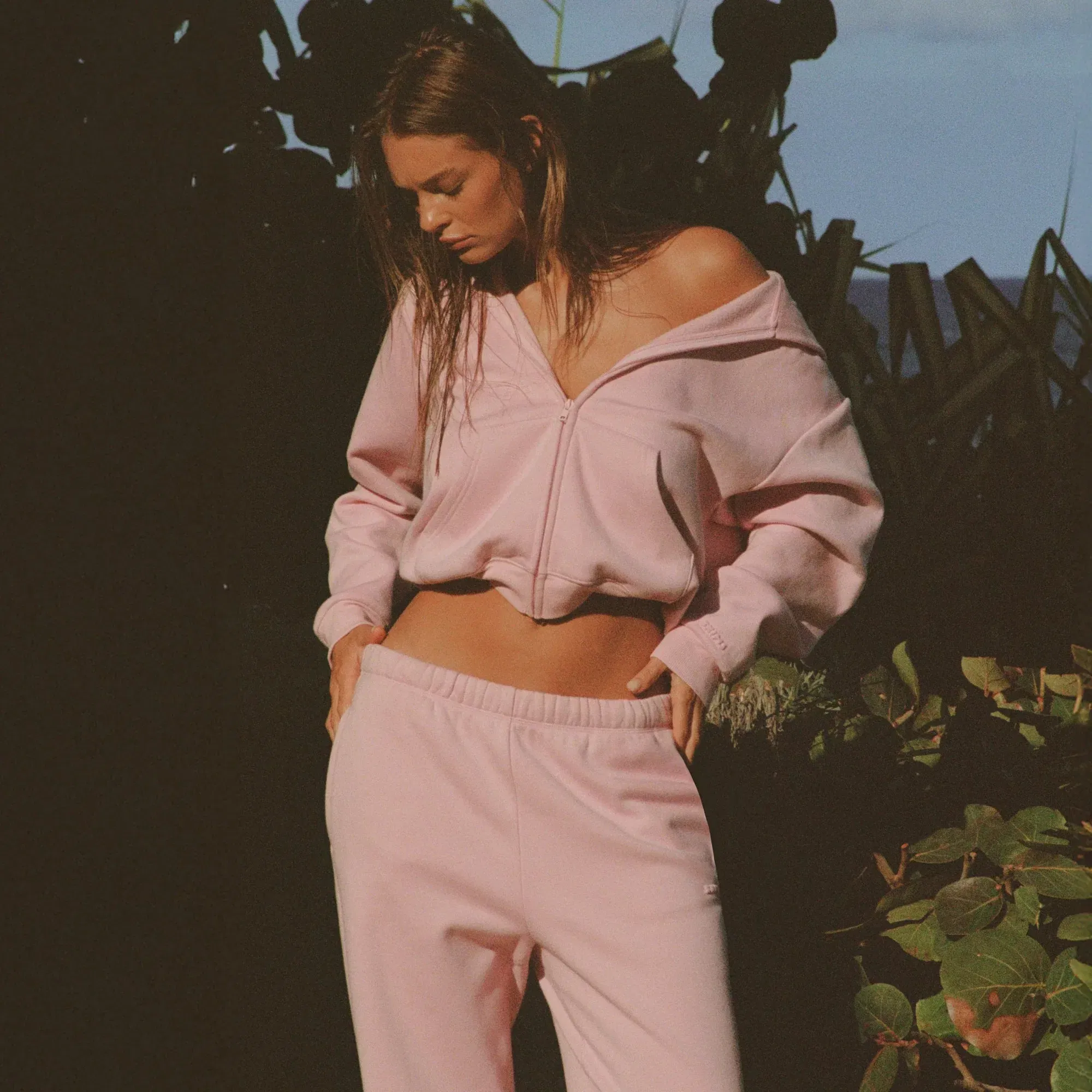 Cotton Fleece Classic Zip Up Hoodie