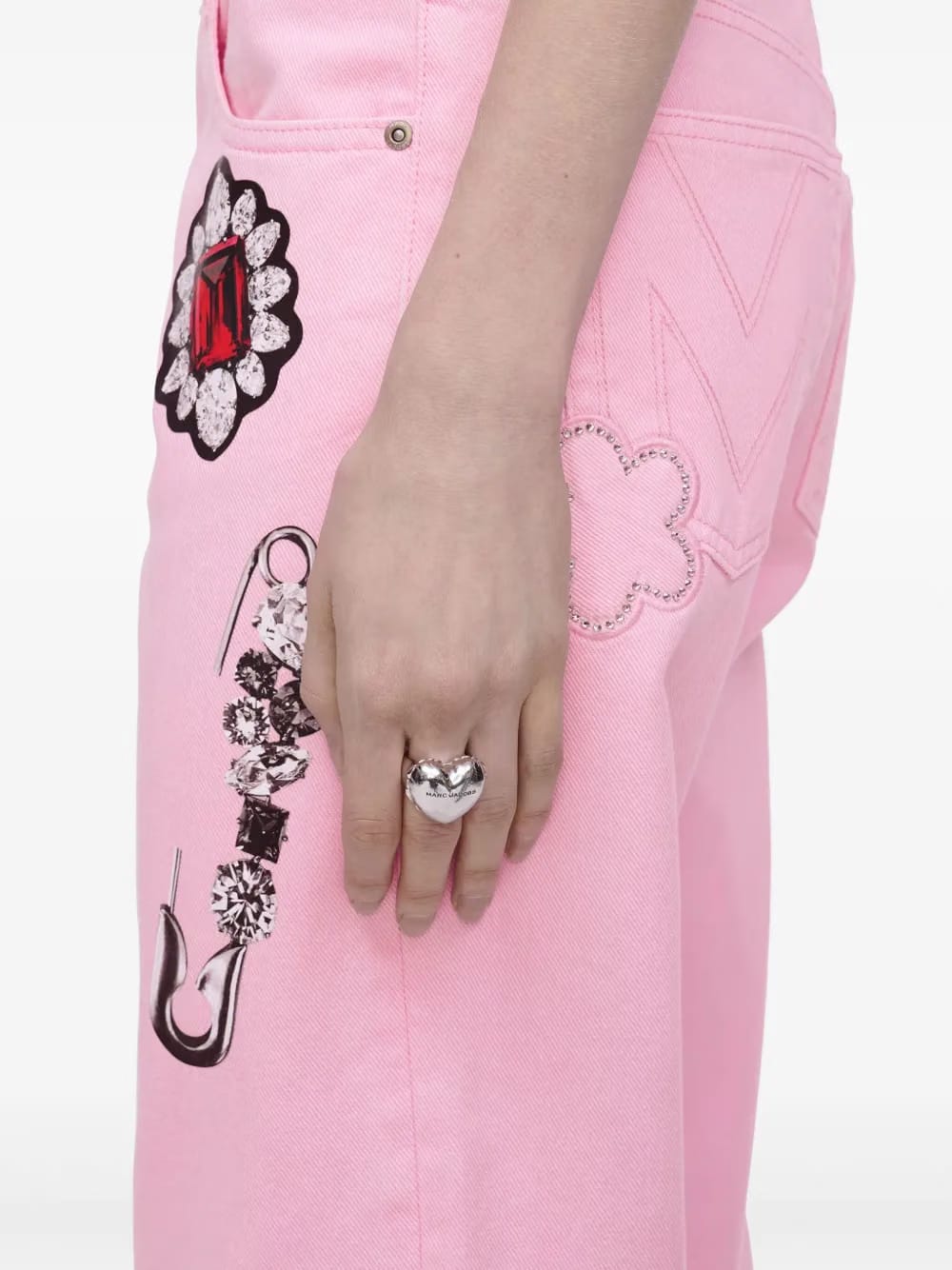 heart-balloon locket ring