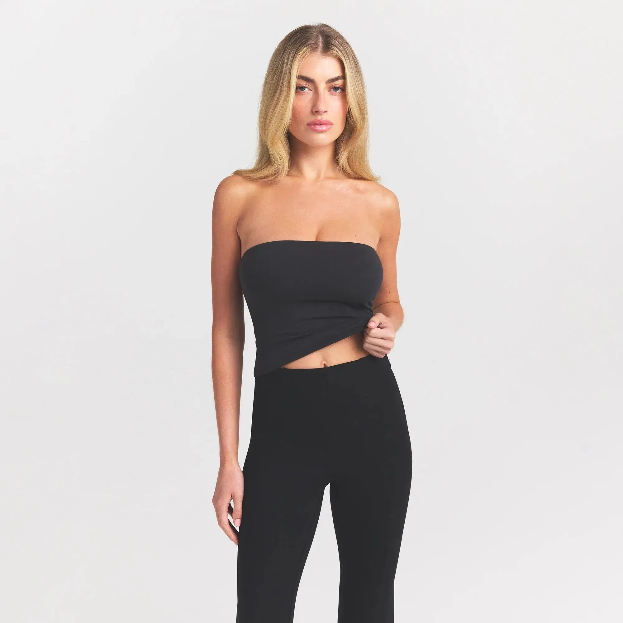 The Essential Collection High-waisted Cropped Kick Flare Pant
