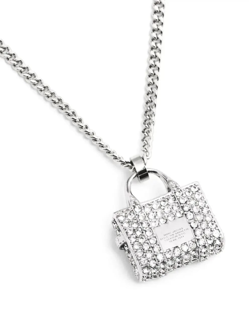 The Pavé Tote Bag necklace