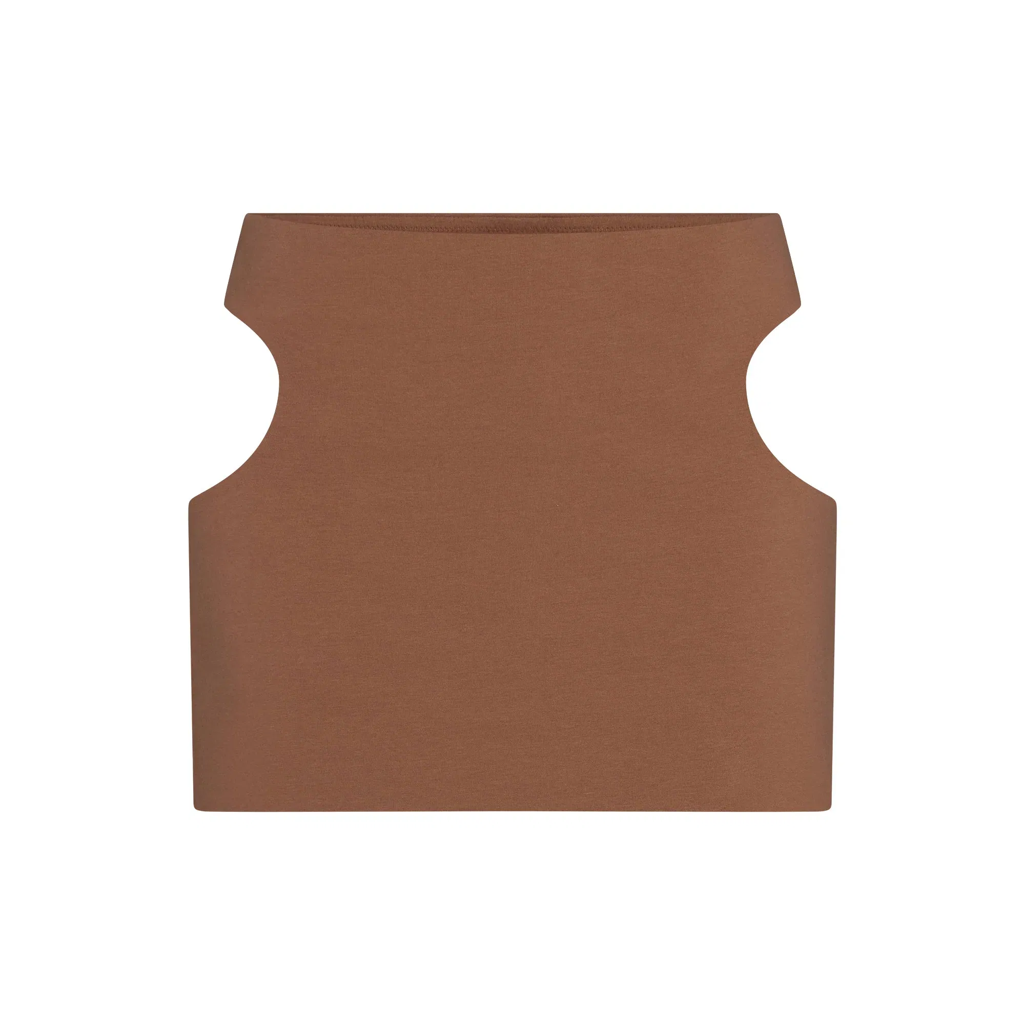 Cotton Jersey Cut Out Mini Skirt