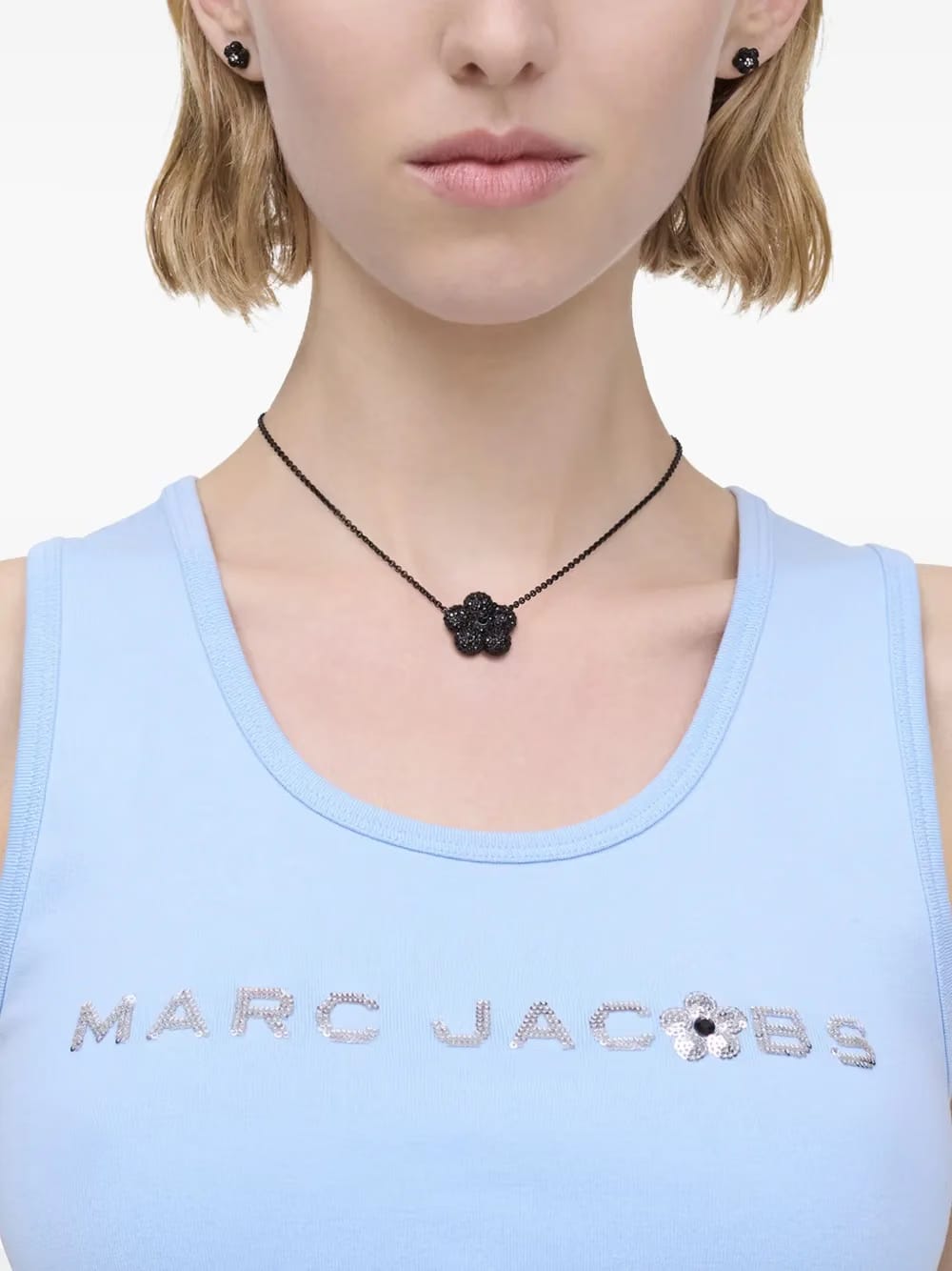 Daisy Pavé necklace