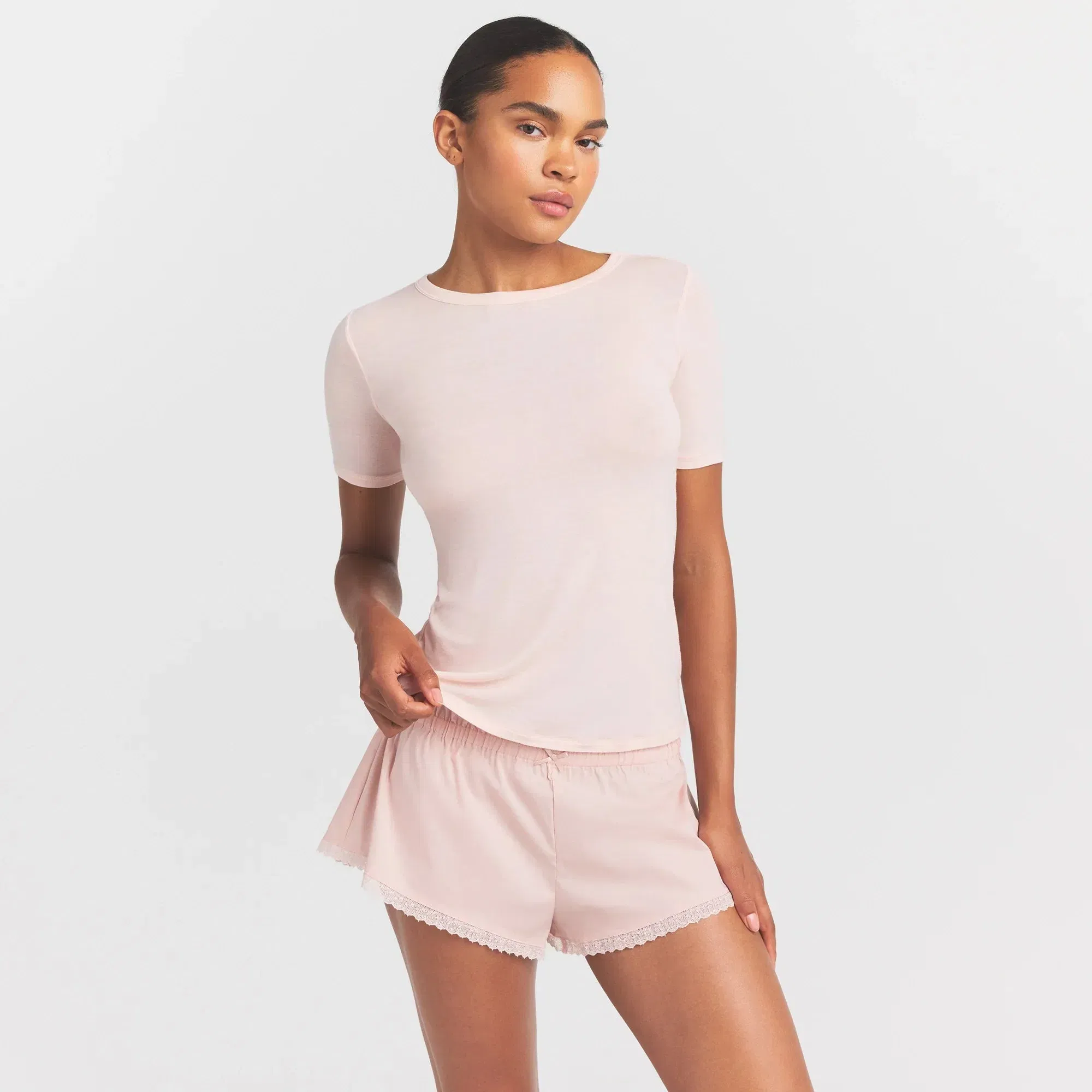 Sheer Modal Long T-shirt