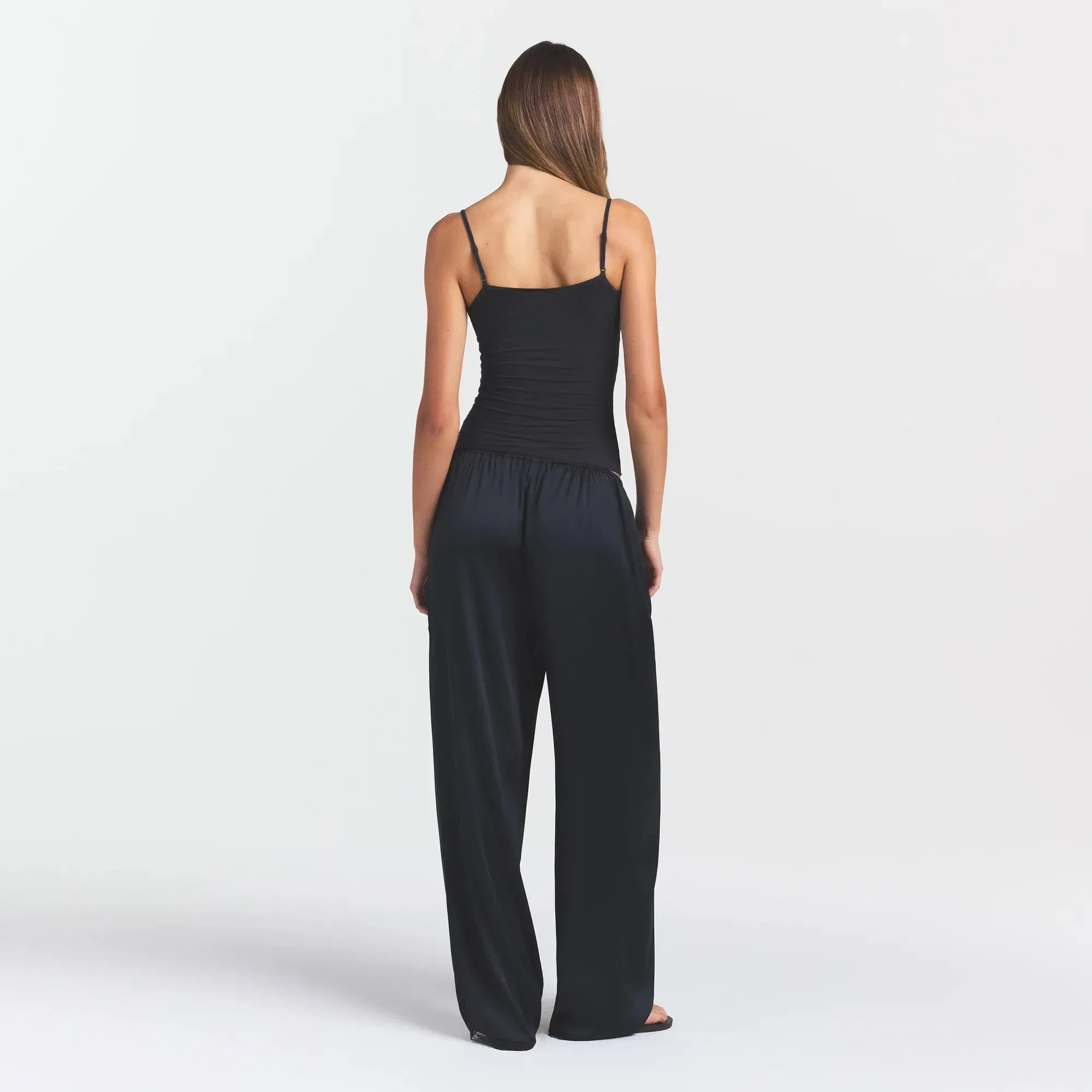 Woven Shine Lace Pant