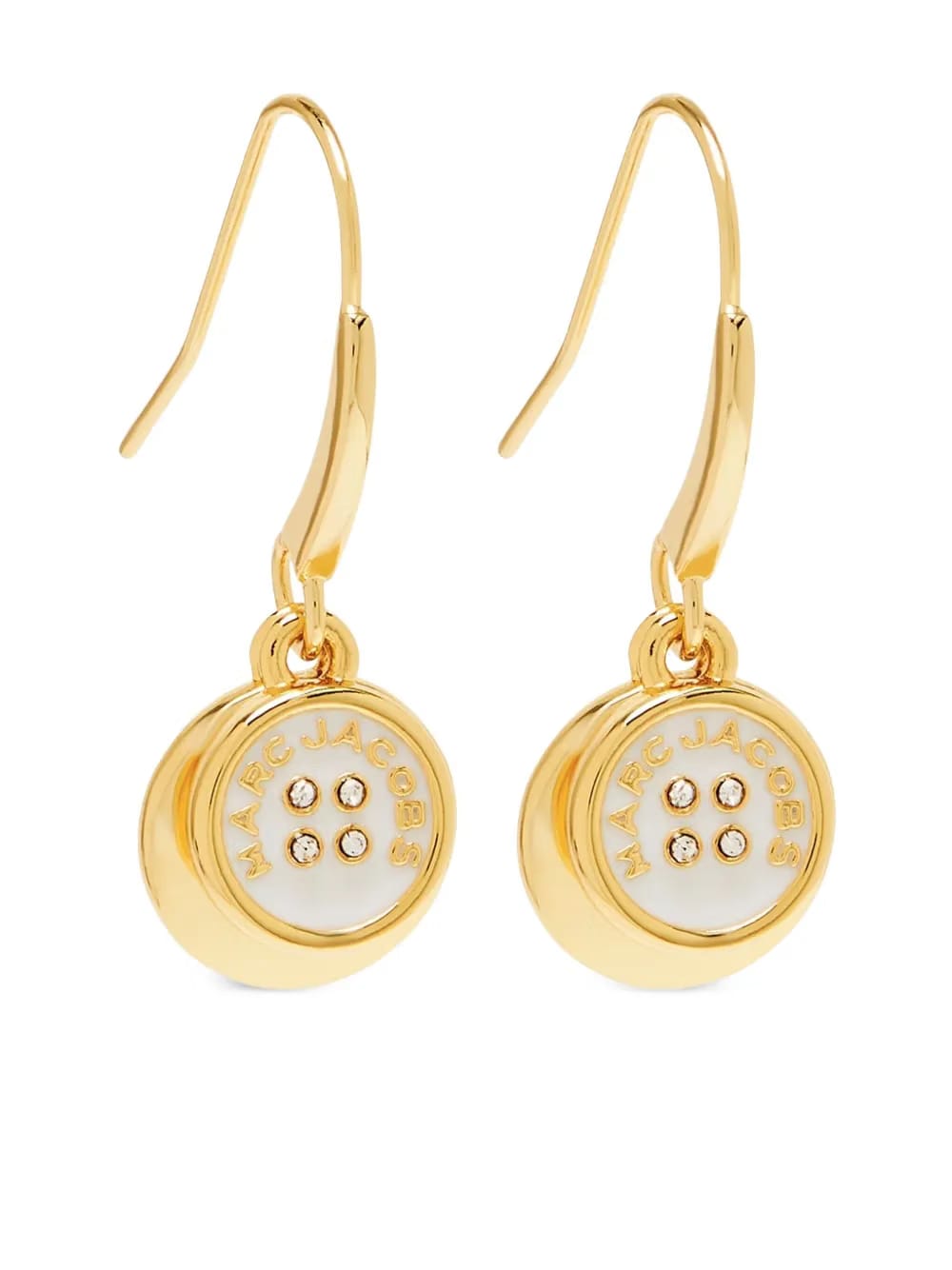 Button Drop earrings