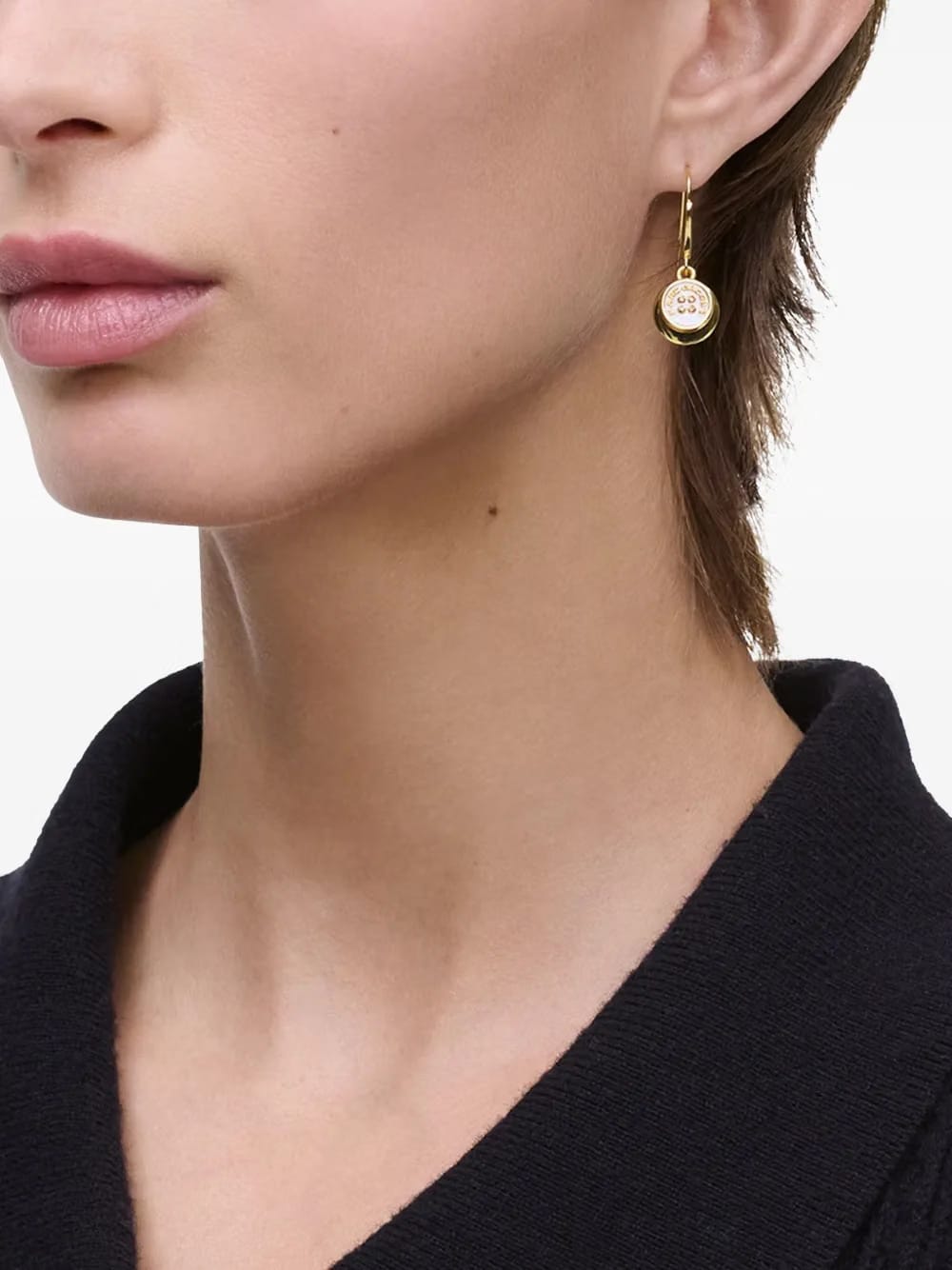 Button Drop earrings