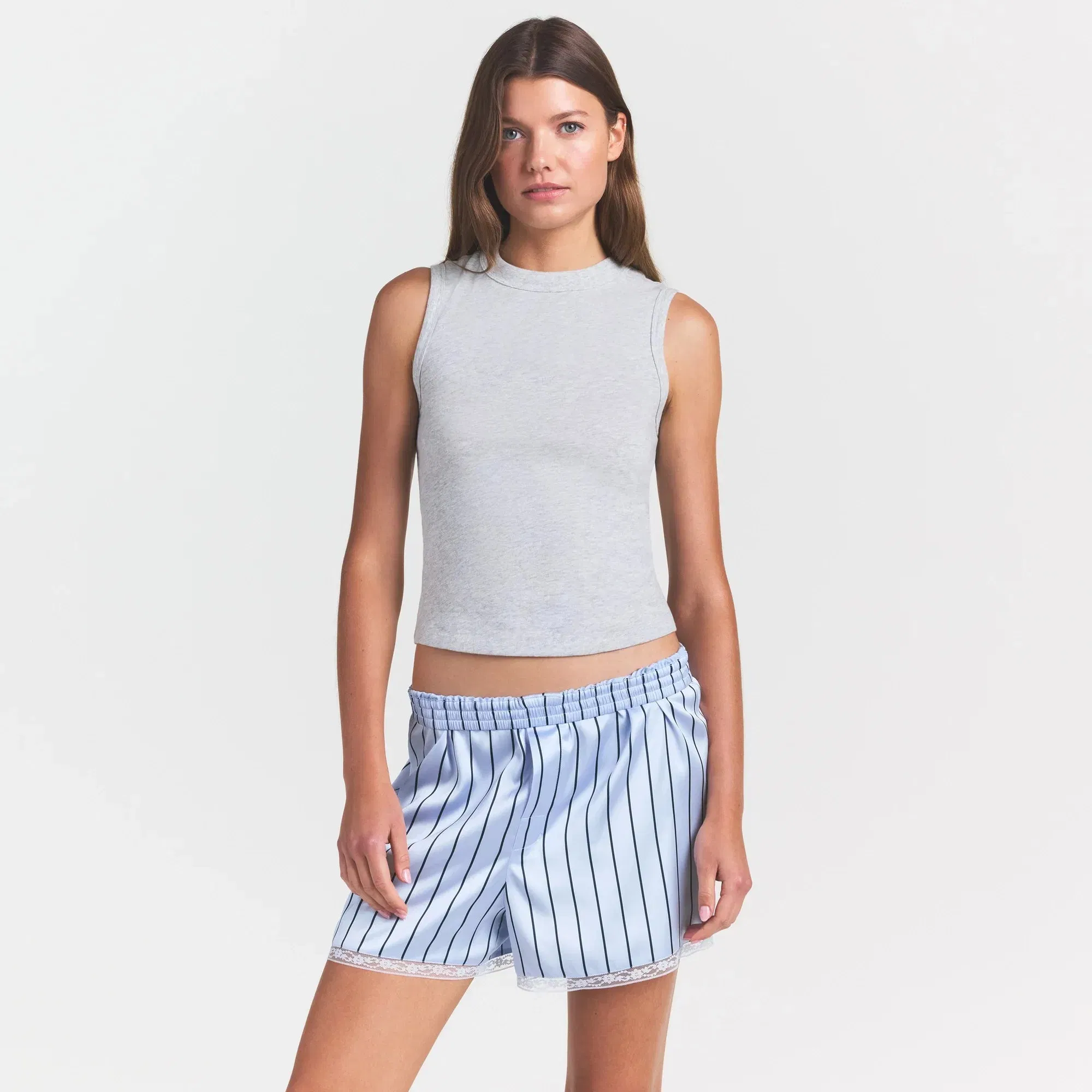 Worn in Jersey High Crew Tank