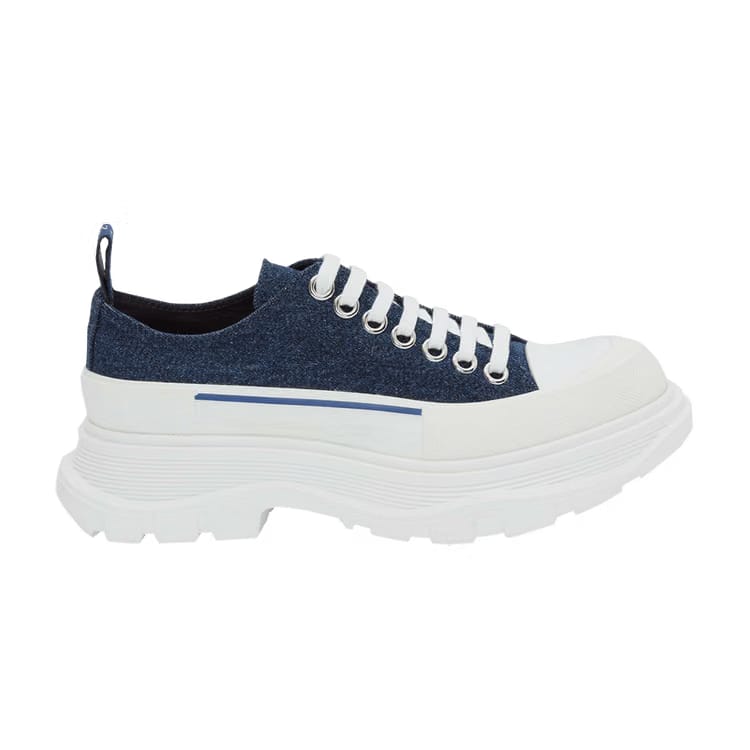 Alexander McQueen Tread Slick Lace Up Indigo