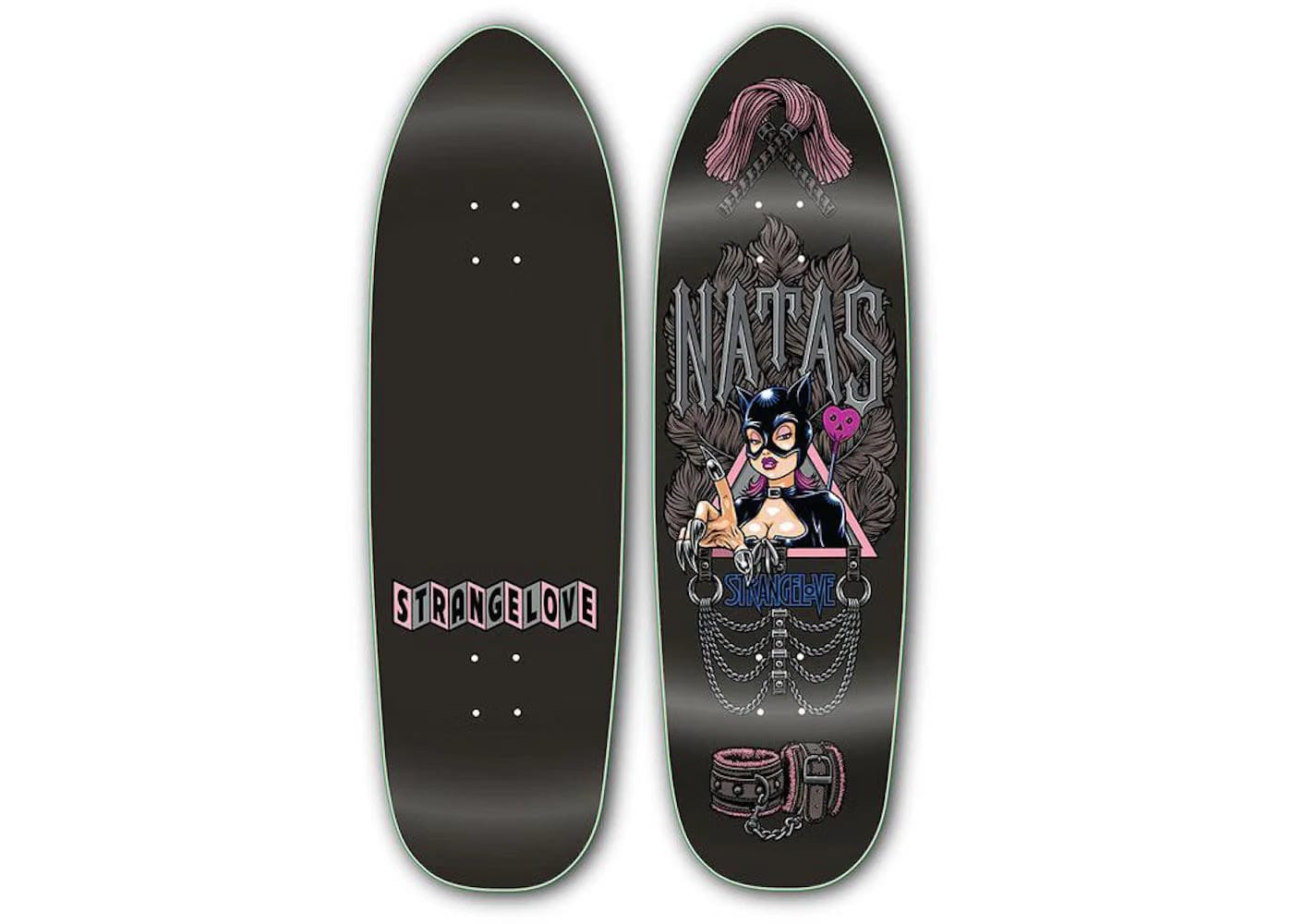 Strangelove Natas Kaupas 10.0 Skateboard Deck Black