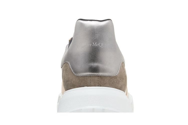 Alexander McQueen Court Trainer White Silver