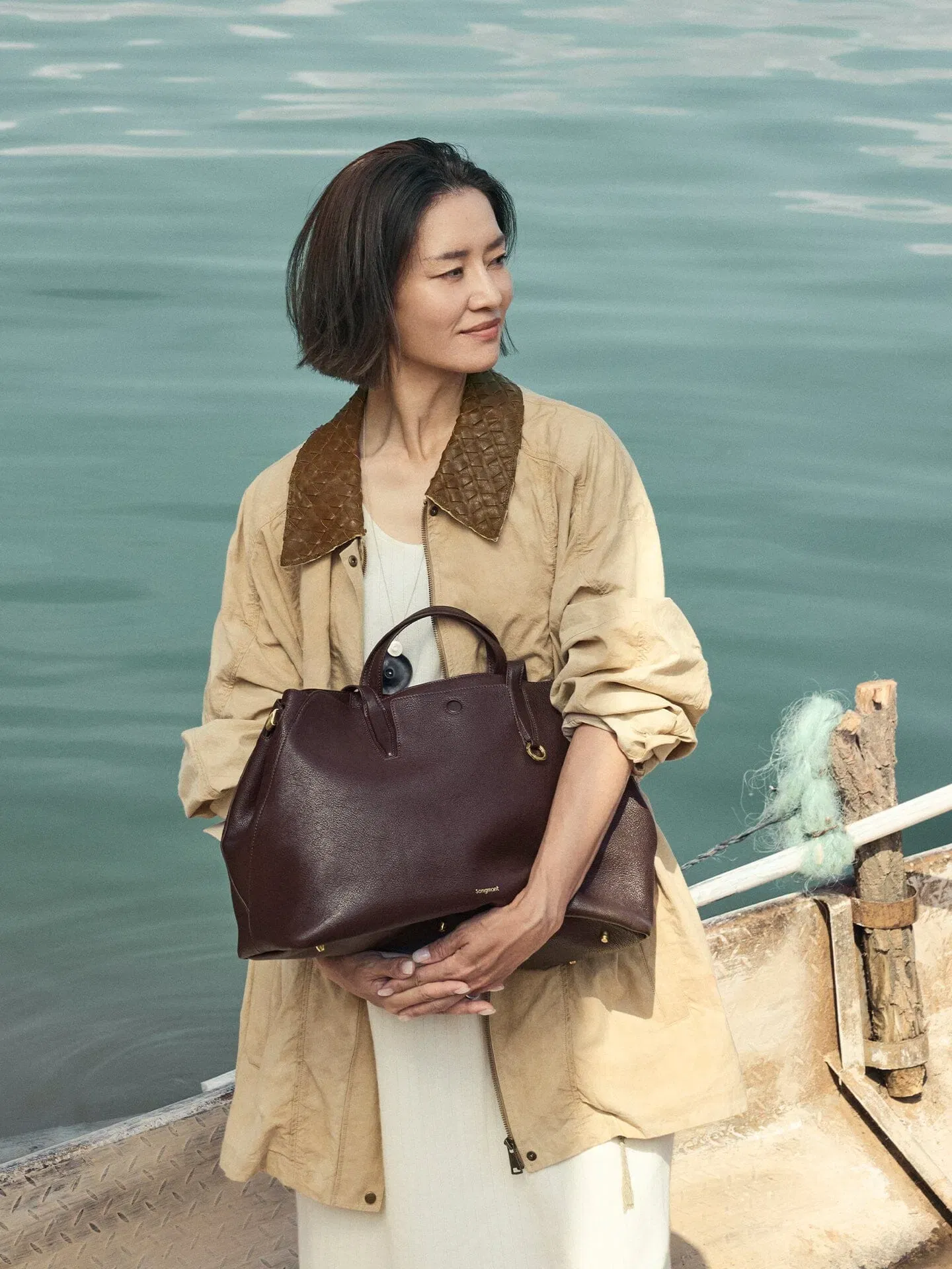 Songmont Small Yore Tote Bag Raisin