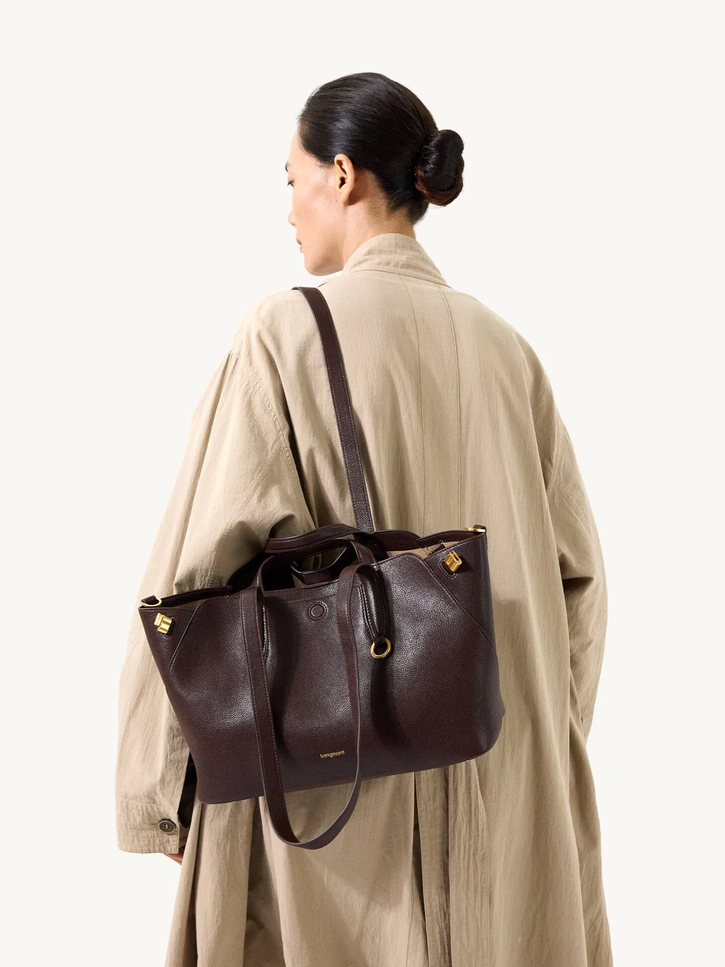 Songmont Small Yore Tote Bag Raisin