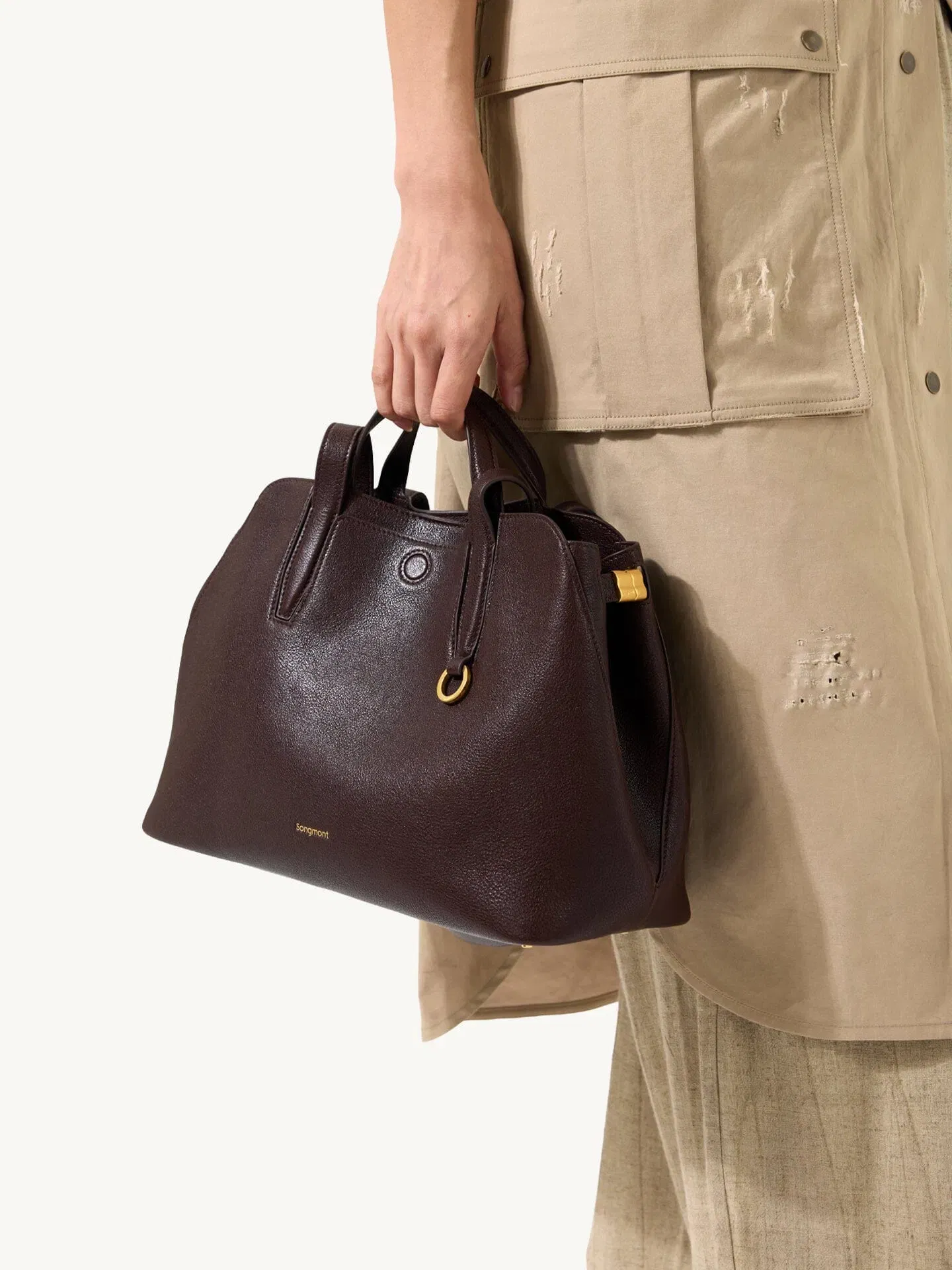 Songmont Small Yore Tote Bag Raisin
