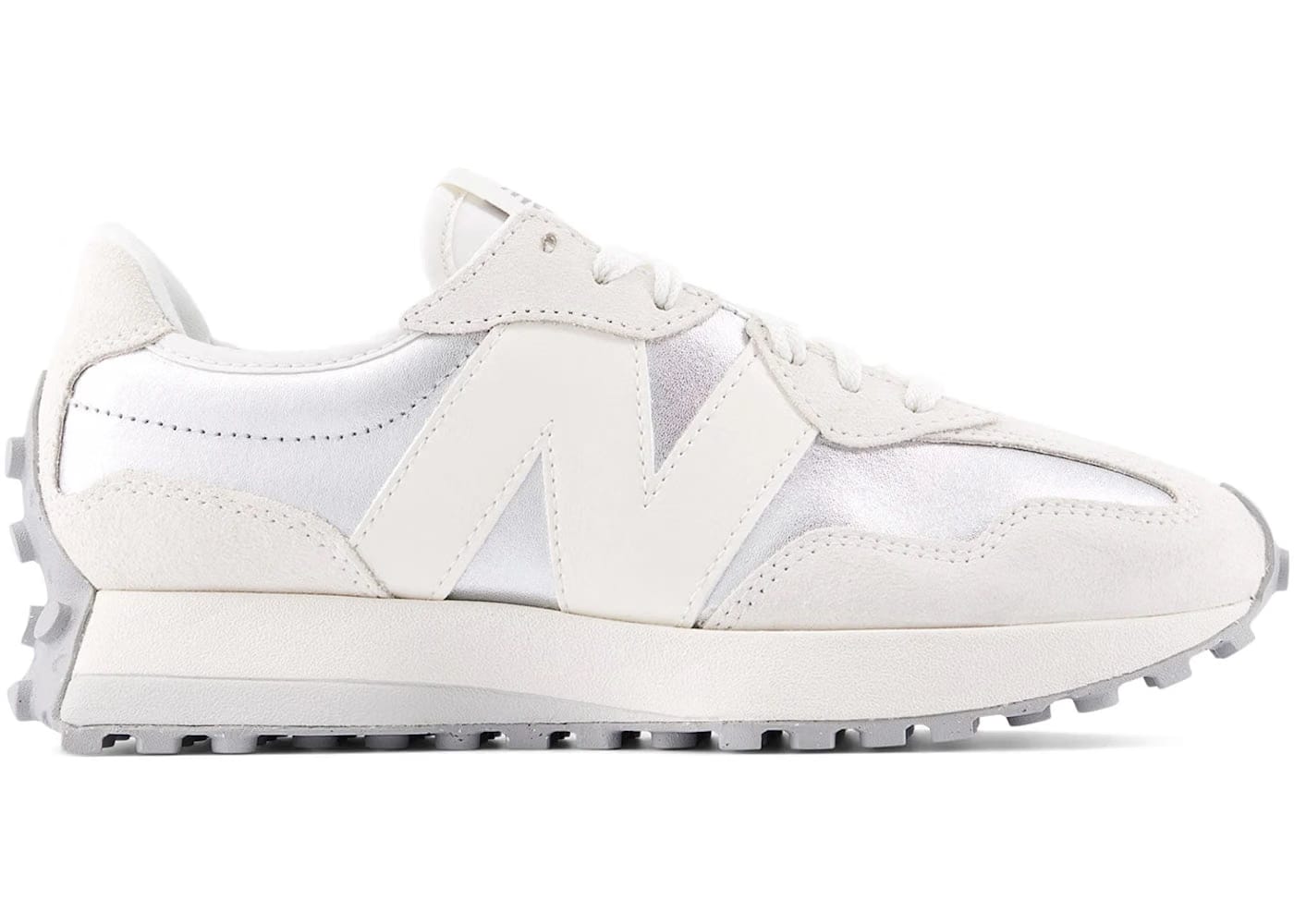 New Balance 327 Silver Metallic Sea Salt Womens